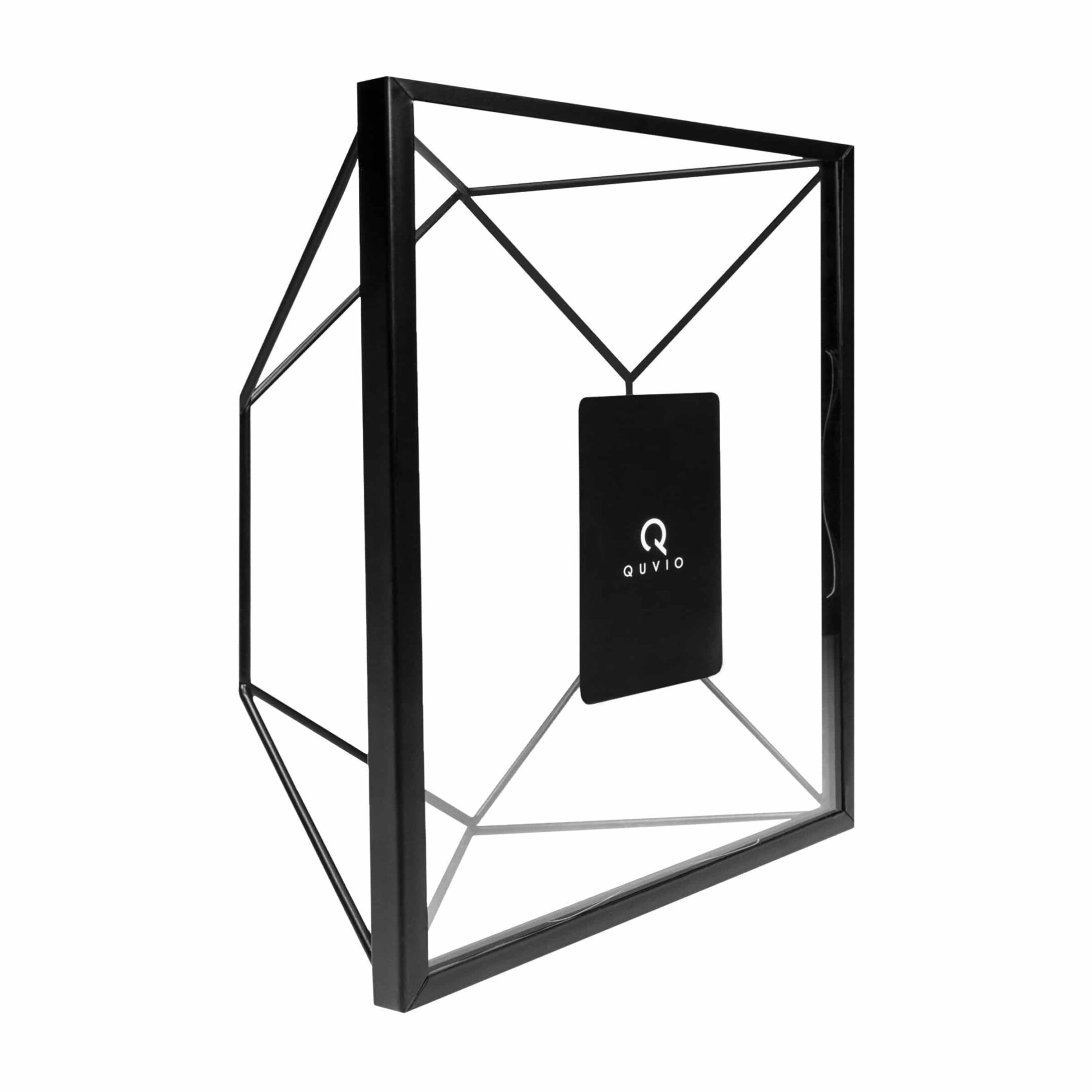 Stijlvolle zwarte hexagon fotolijst van QUVIO – Modern design voor elke kamer