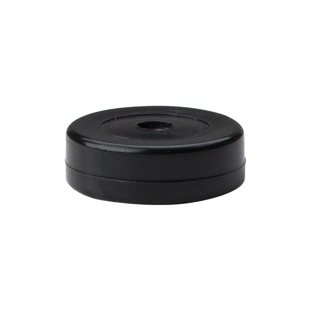 Stijlvolle Zwarte Kunststof Glijders Ø 3 cm – Set van 8
