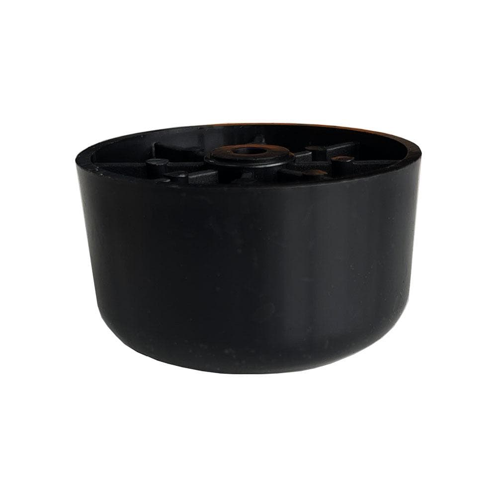 Stijlvolle Zwarte Kunststof Meubelpoot – Rond Ø 5 cm, 2,8 cm Hoog