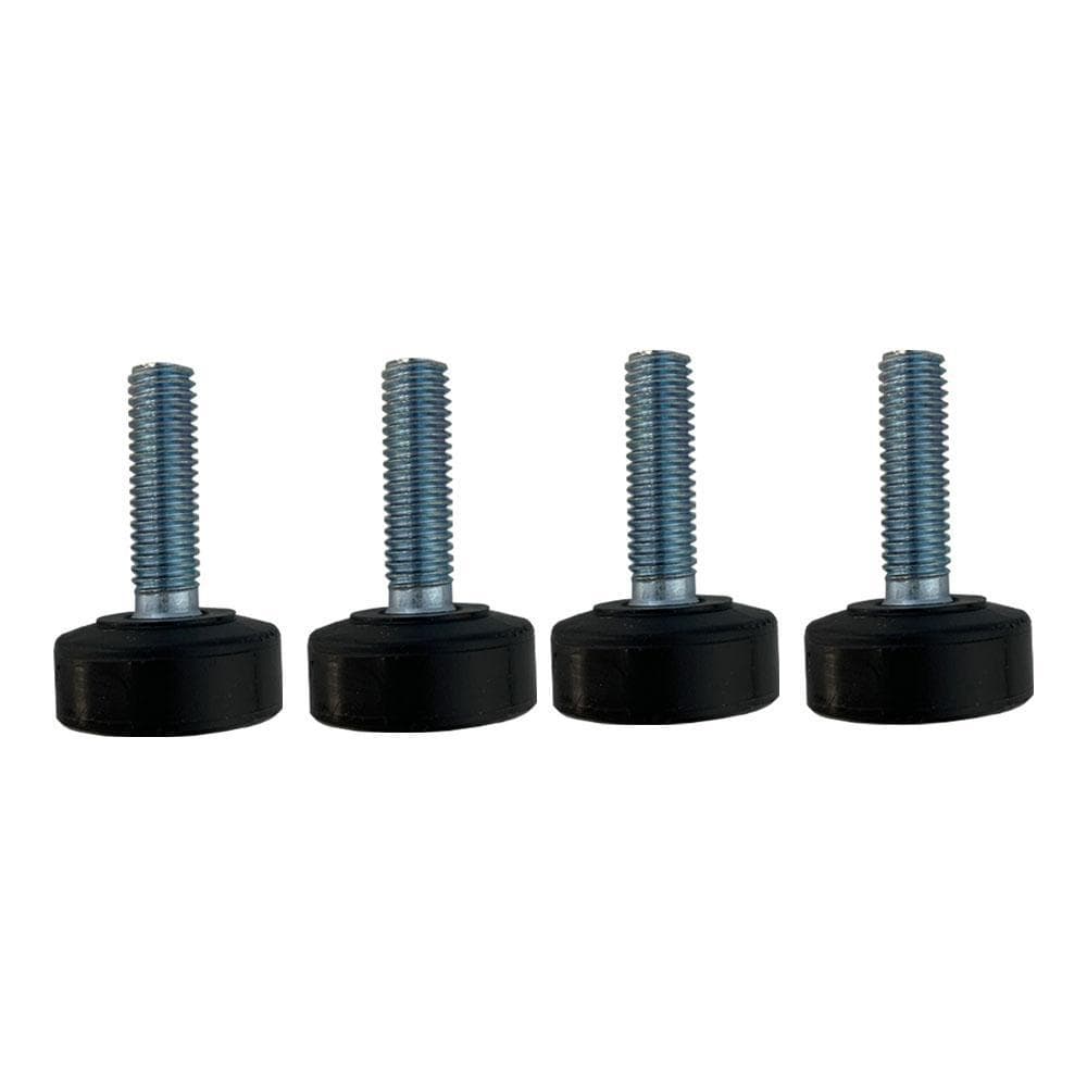 Stijlvolle Zwarte Kunststof Stelvoeten Ø 2,5 cm – Set van 4 (M8)