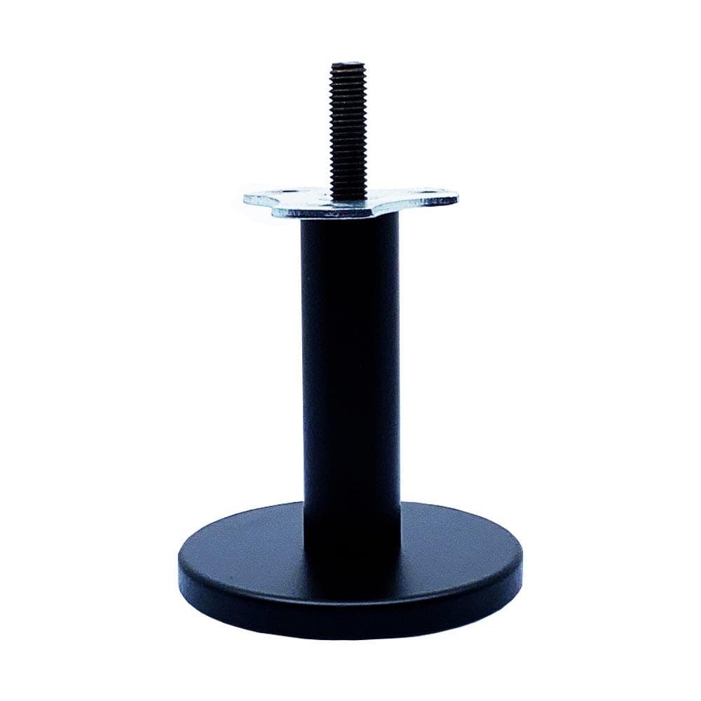 Stijlvolle Zwarte Massief Stalen Meubelpoot Ø 2,5 cm – M10 – Furniture Legs Europe
