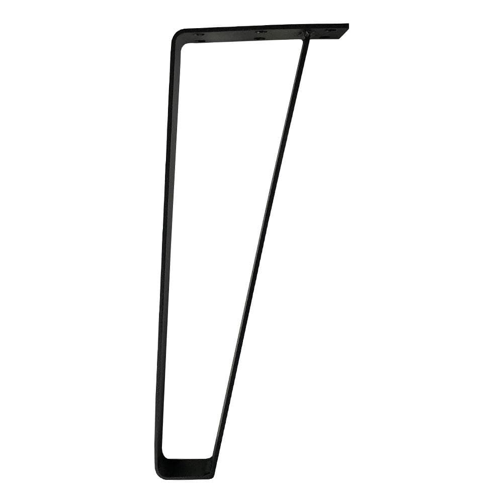 Stijlvolle zwarte massief stalen tafelpoot – 15×5 cm, 40 cm hoog