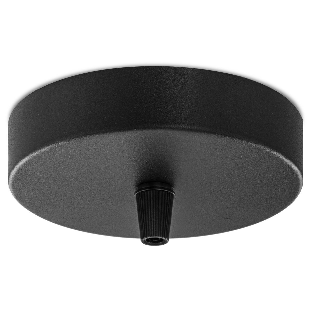 Stijlvolle Zwarte Metalen Plafondkap voor jouw DIY Hanglamp