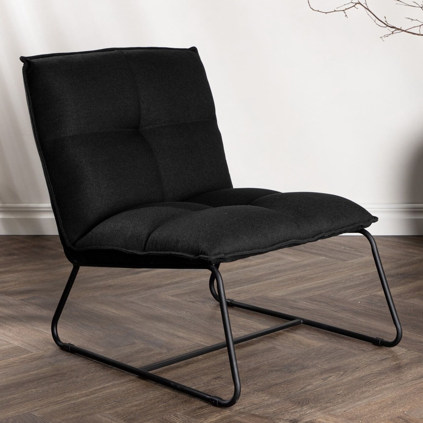 Stijlvolle Zwarte Nohr Fauteuil Manisha – Comfortabel Design voor elk Interieur