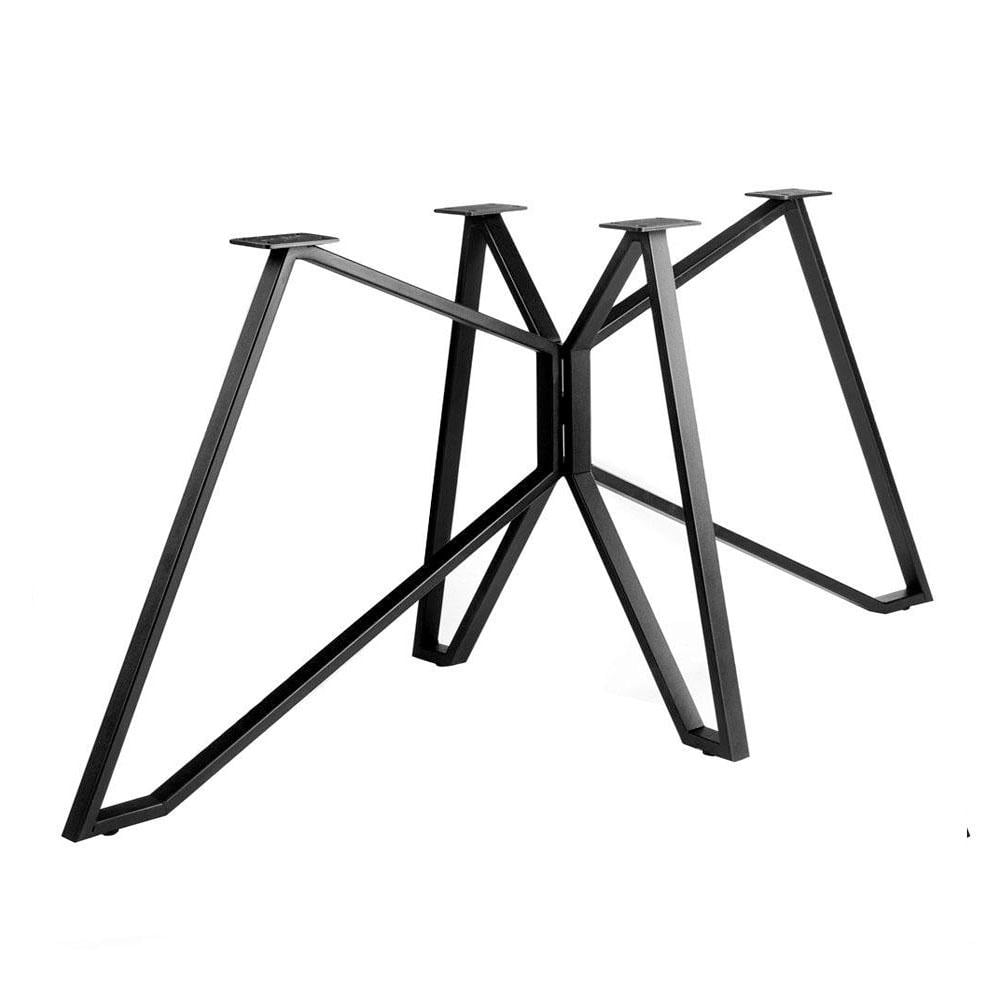 Stijlvolle Zwarte Staalmeubelpoten “Vlinder” – 140 cm × 65 cm, 72 cm Hoog