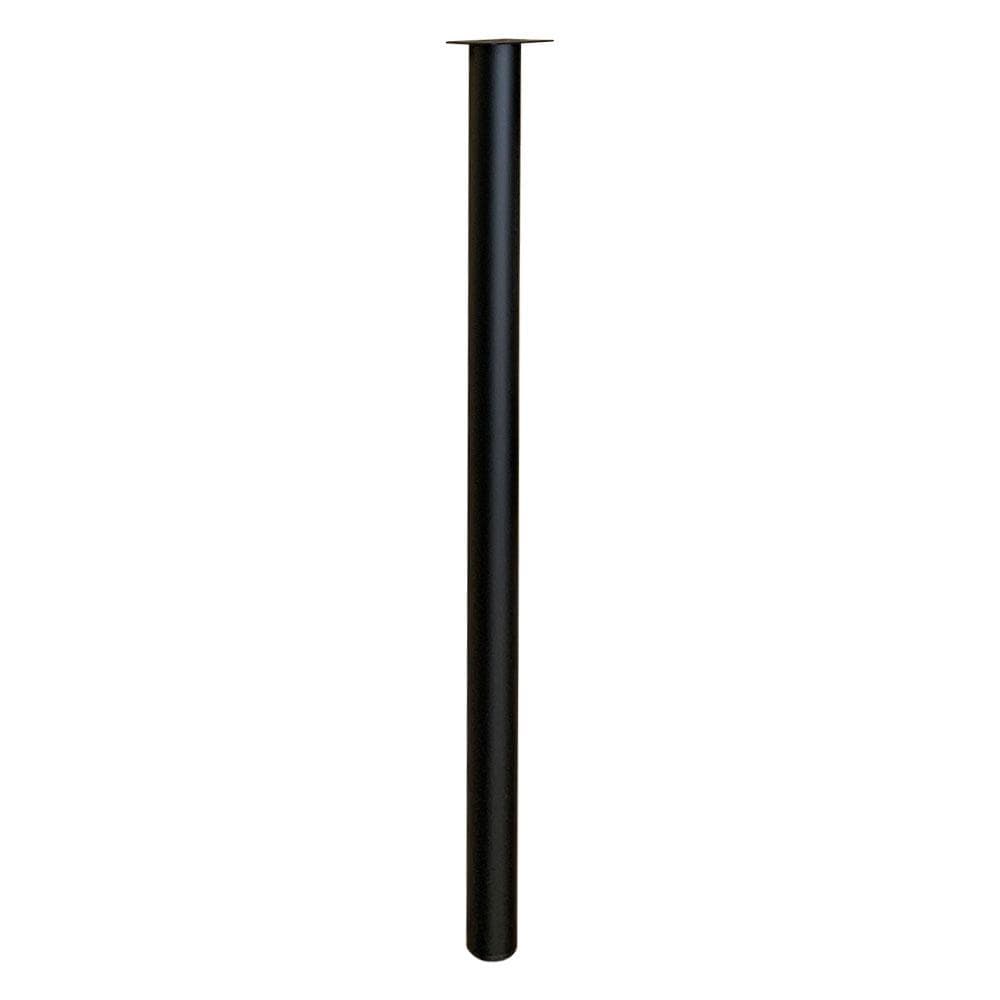 Stijlvolle Zwarte Stalen Meubelpot – 70 cm Hoog, Ronde Afwerking