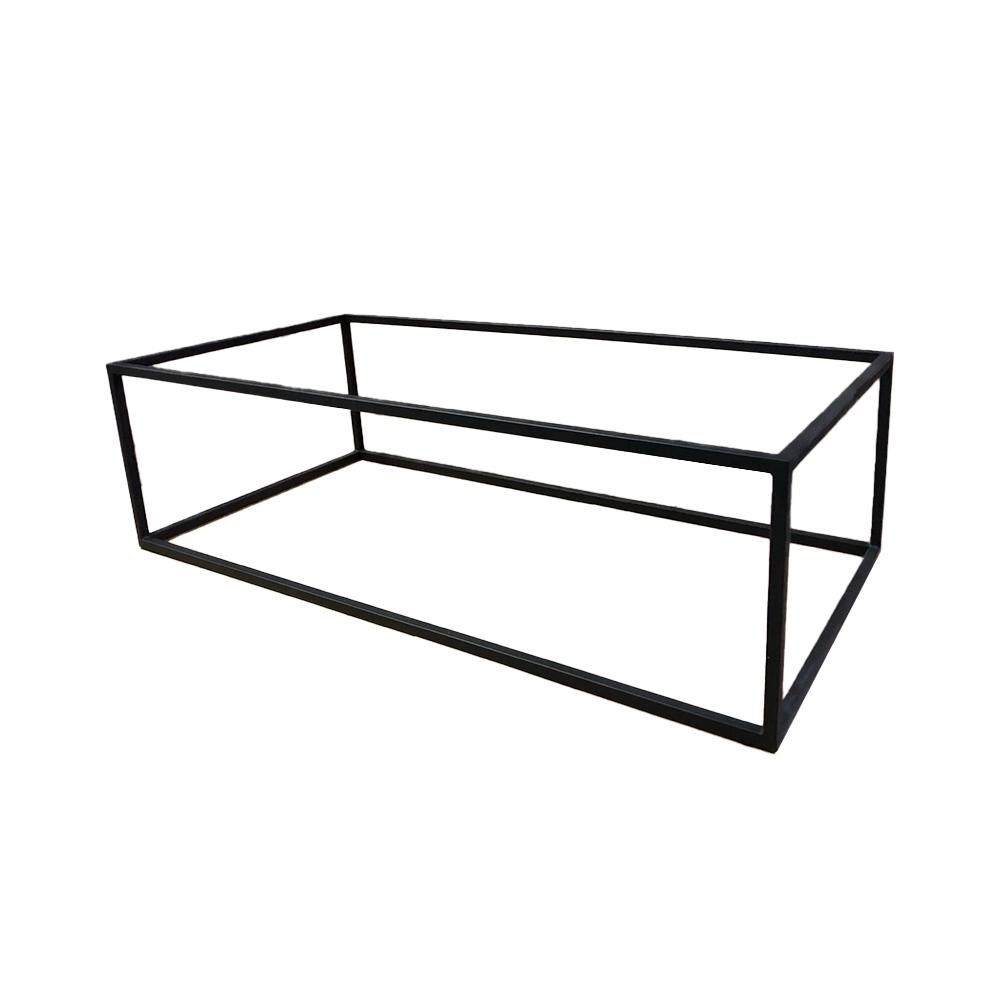 Strak Zwart Salon Tafelonderstel 120 x 70 cm – Duurzaam Staal van Furniture Legs Europe