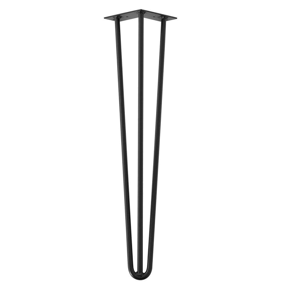 Strakke zwarte hairpin meubelpoten van 55 cm – modern design voor elke ruimte