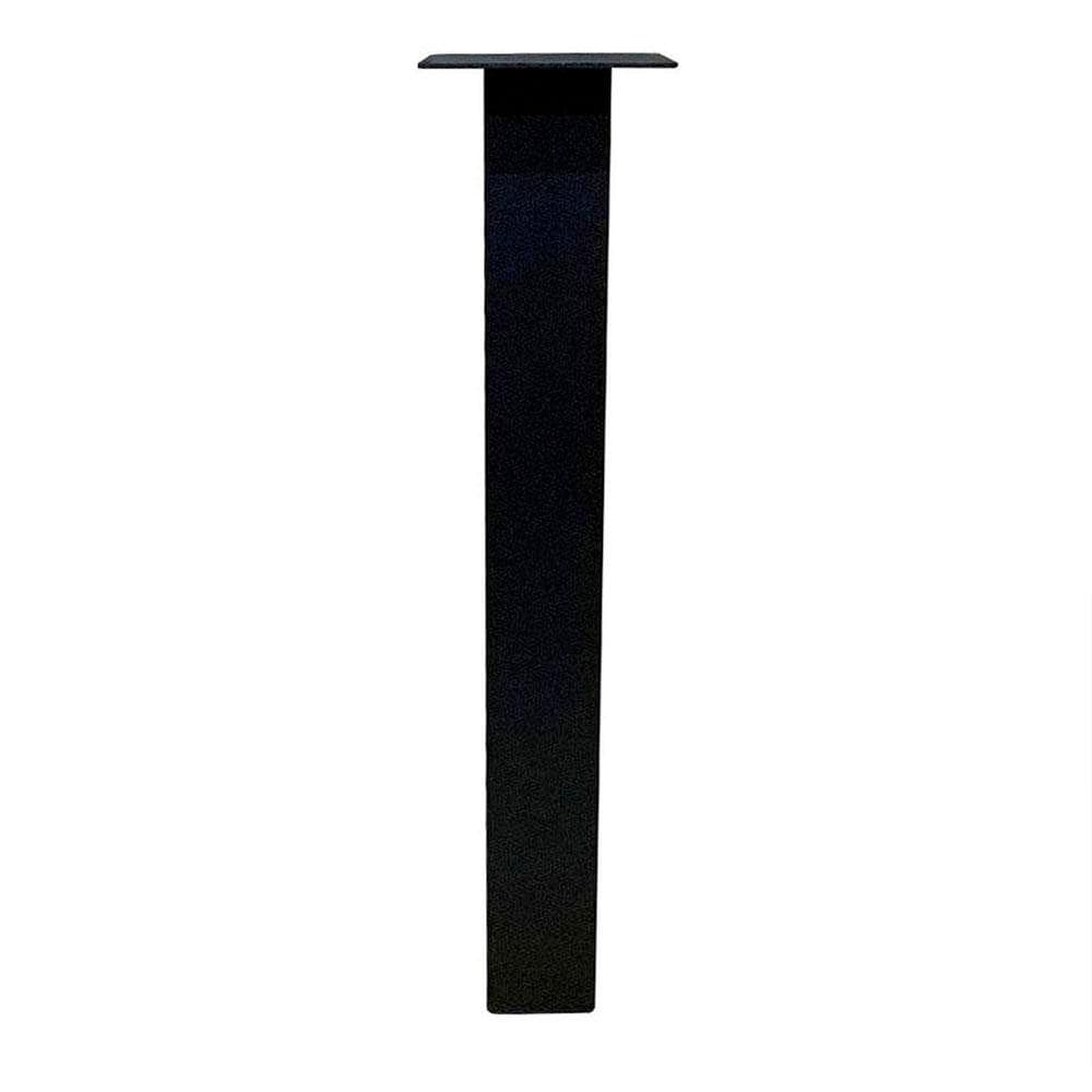 Strakke Zwarte Stalen Tafelpoot 90 cm – Moderne Basis voor Elke Tafel