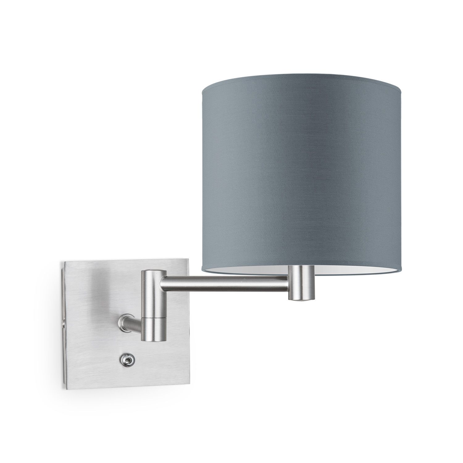 Swing Bling Wandlamp – Luxe hotelgevoel in lichtgrijs Ø 20 cm