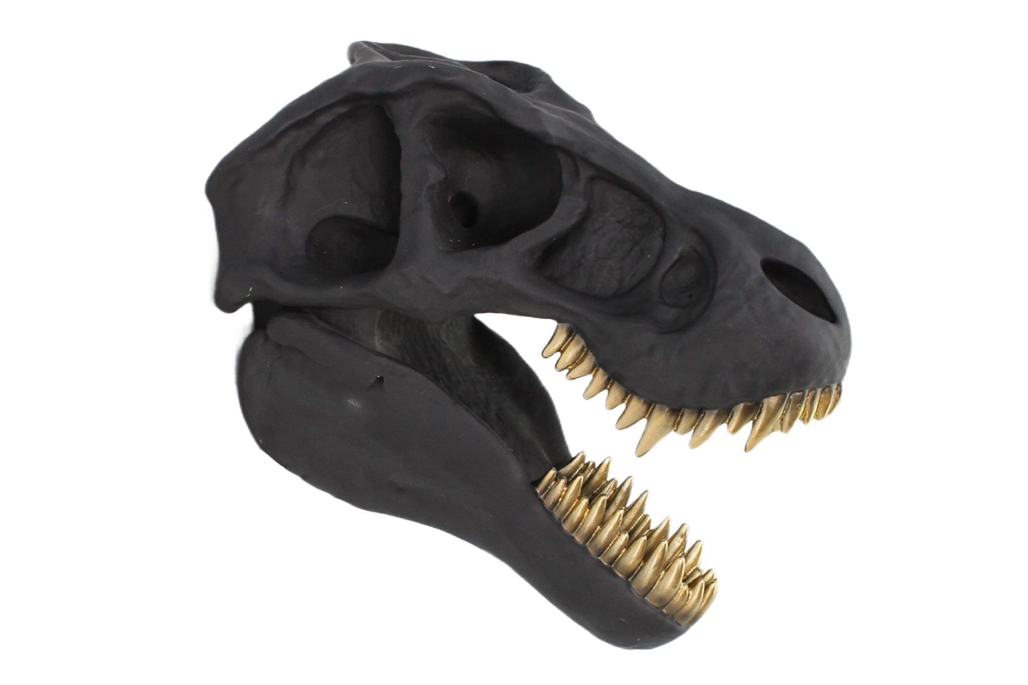 T-REX Sculptuur Wanddecoratie – Zwarte 40 cm (Invicta Interior)