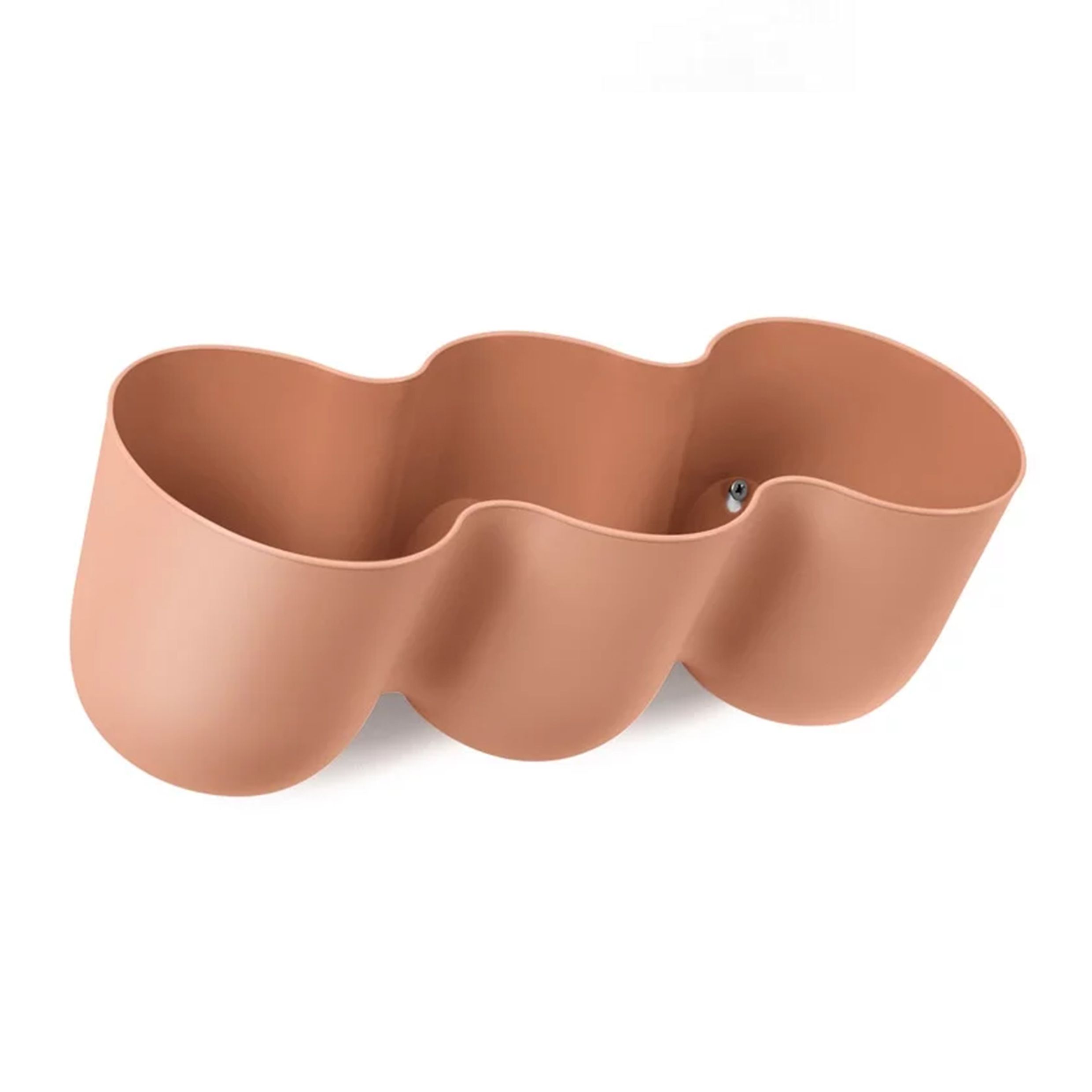 Terracotta wandbloempot van QUVIO – 3‑poots design voor groen in elke ruimte