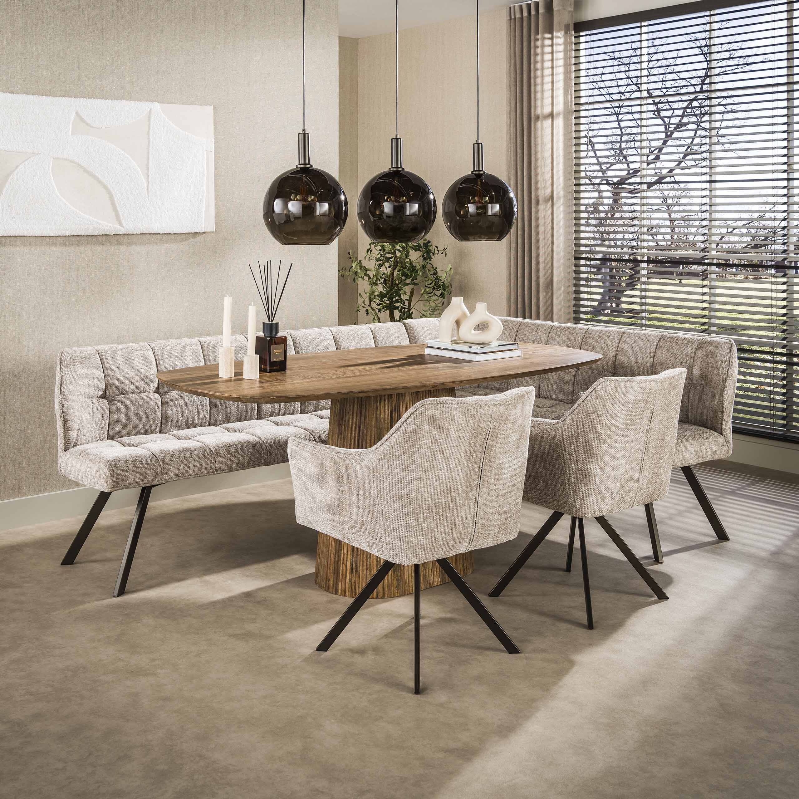 Thandie Hoven eetkamerbank – luxe, comfortabel en tijdloos design