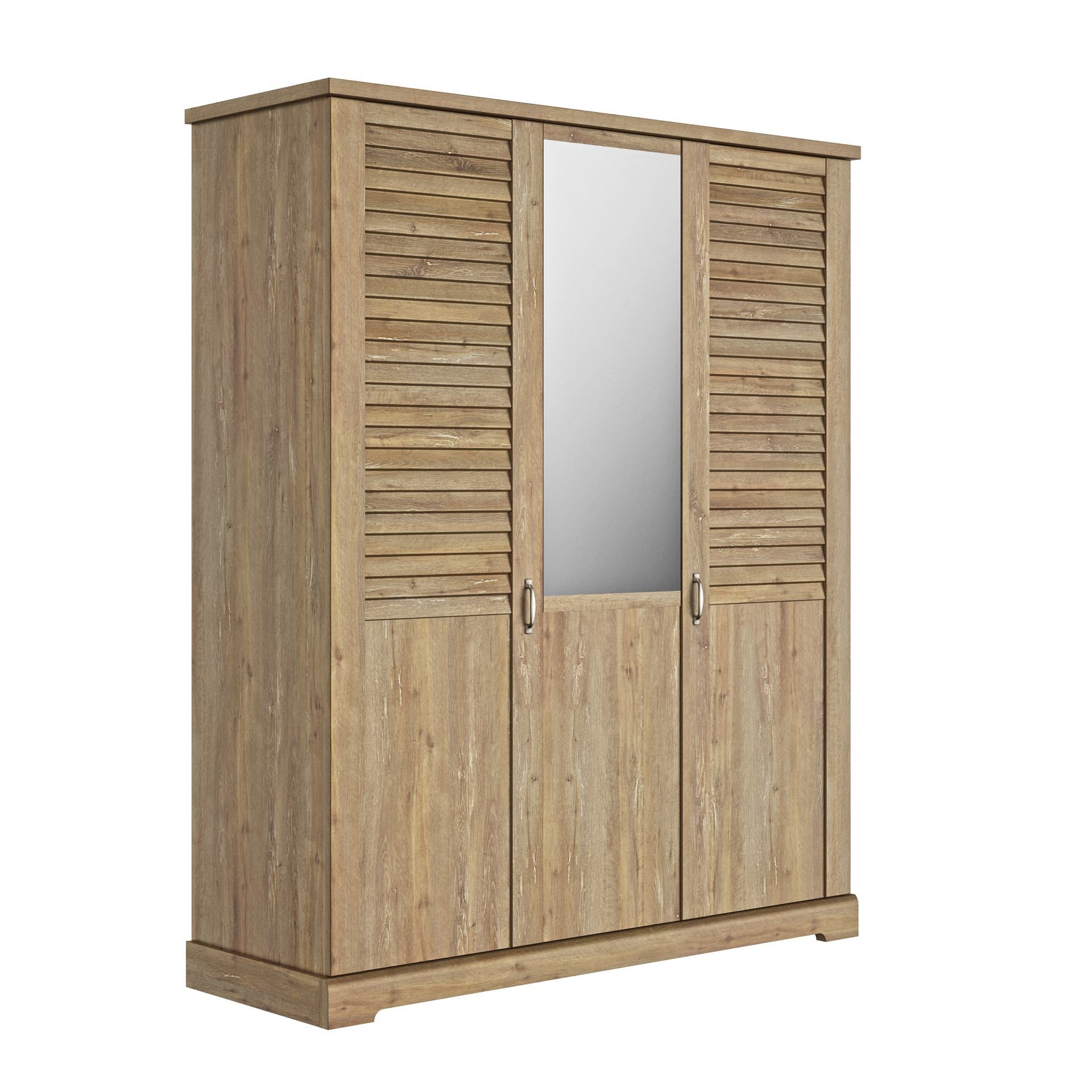Thelma Kledingkast 170 cm – Stijlvolle Opbergruimte met Spiegeldeur