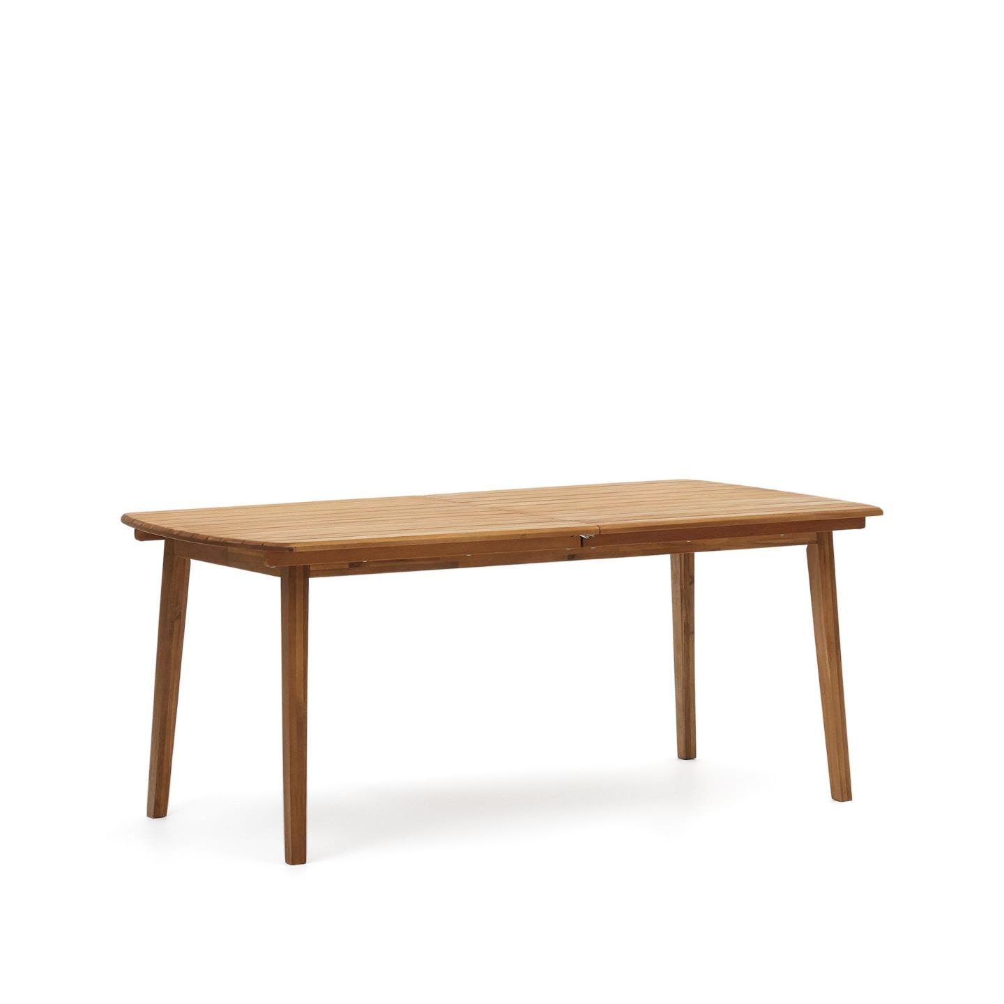 Thianna Uitschuifbare Tuintafel van Massief Acaciahout – 180/240 × 90 cm (Bruin)