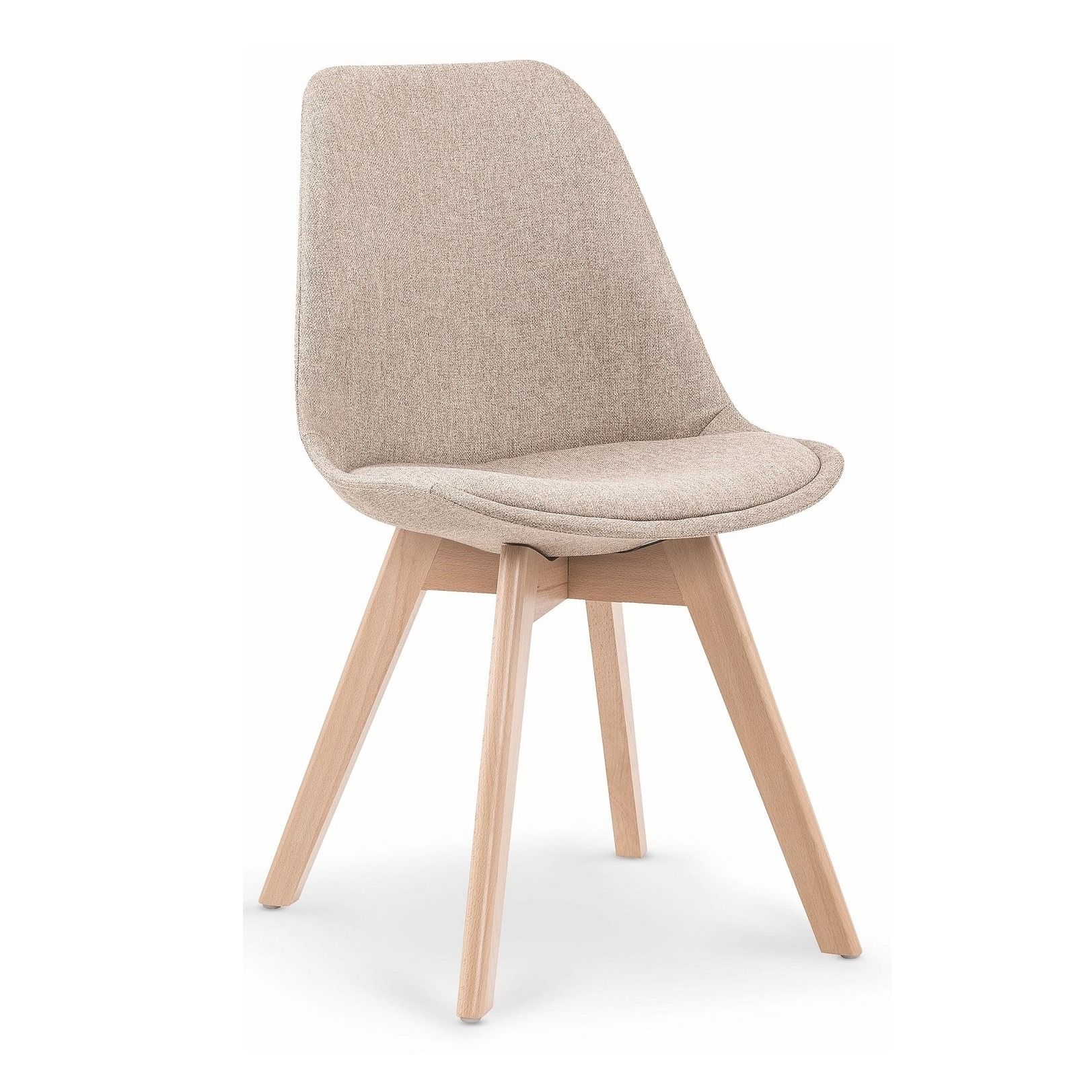 Timur eetkamerstoel – Comfortabele beige designstoel van Home Style