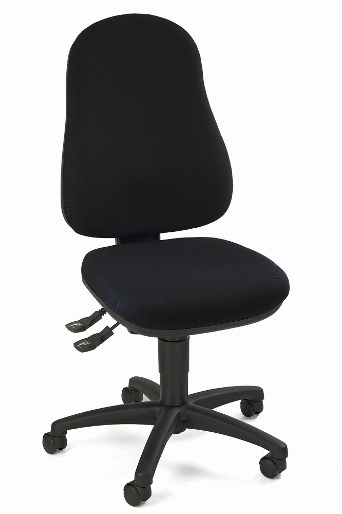 TopStar Point 60 bureaustoel – ergonomisch comfort in stijlvol zwart