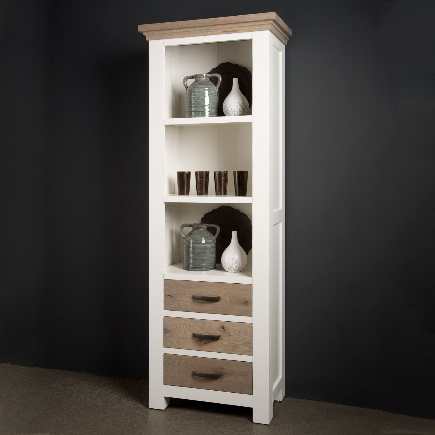 Tower Living Boekenkast Parma – Tijdloze Wit