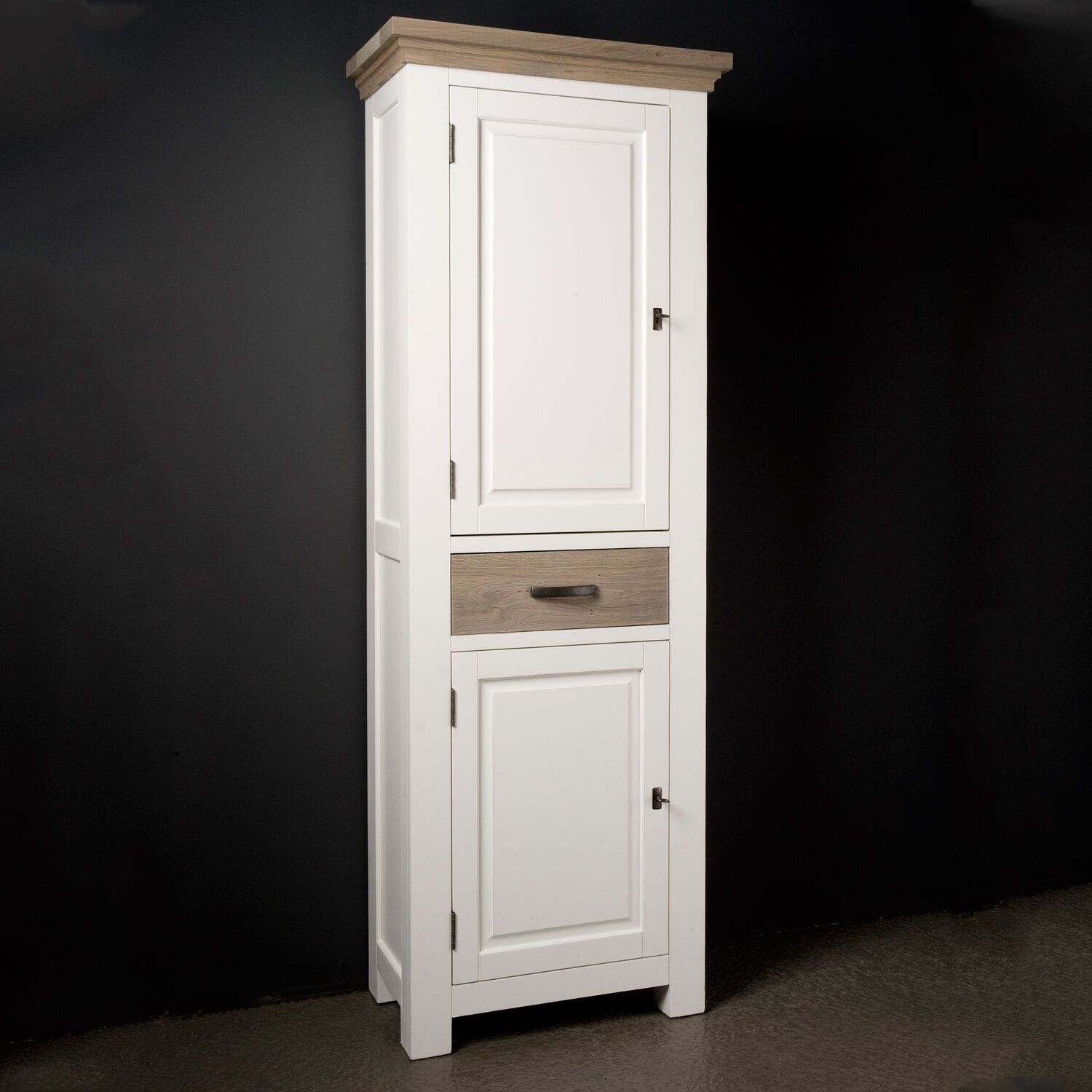 Tower Living Opbergkast S Parma – elegant wit met eiken accents