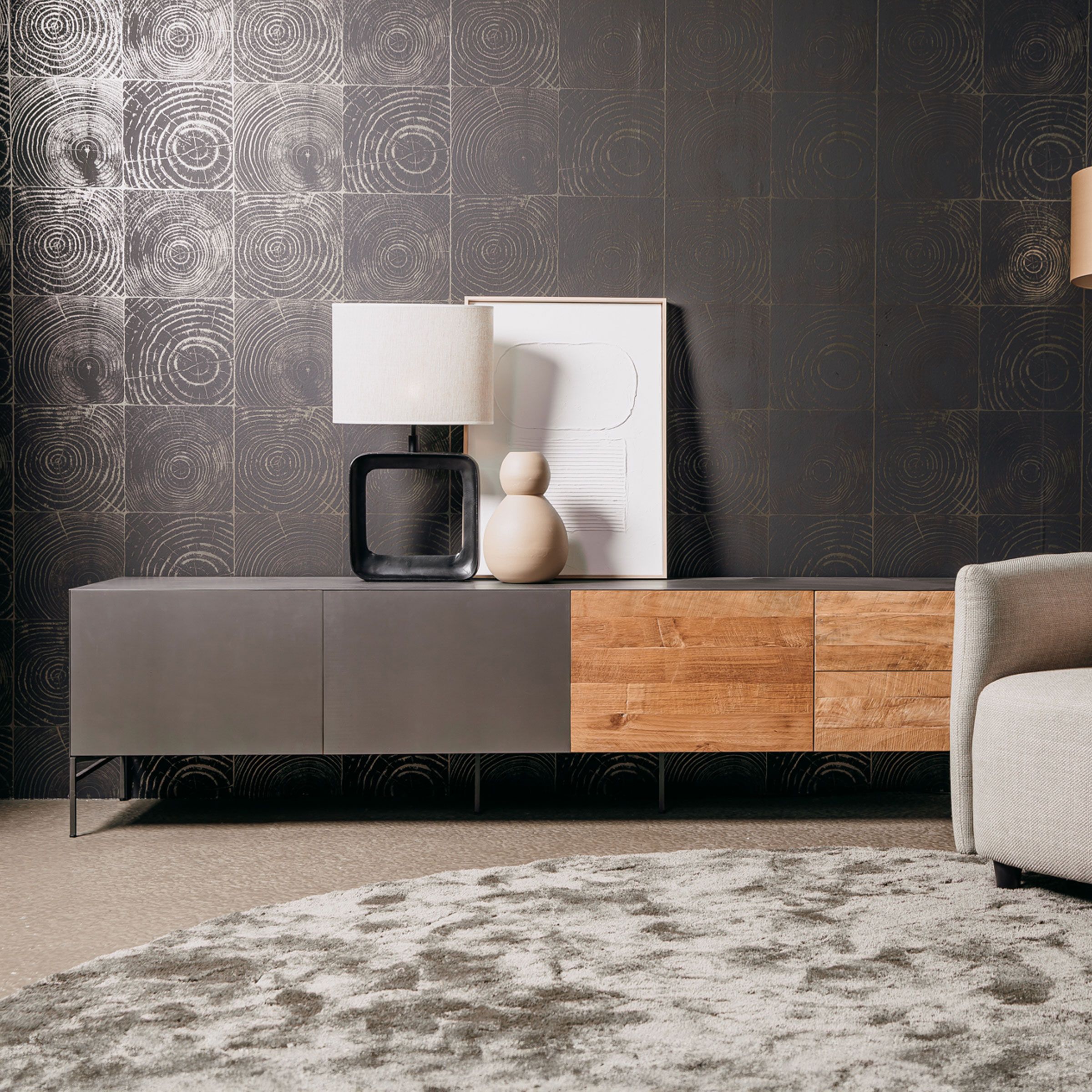 Tower Living Pandora TV-meubel – Strak, duurzaam en ruim (221 cm)