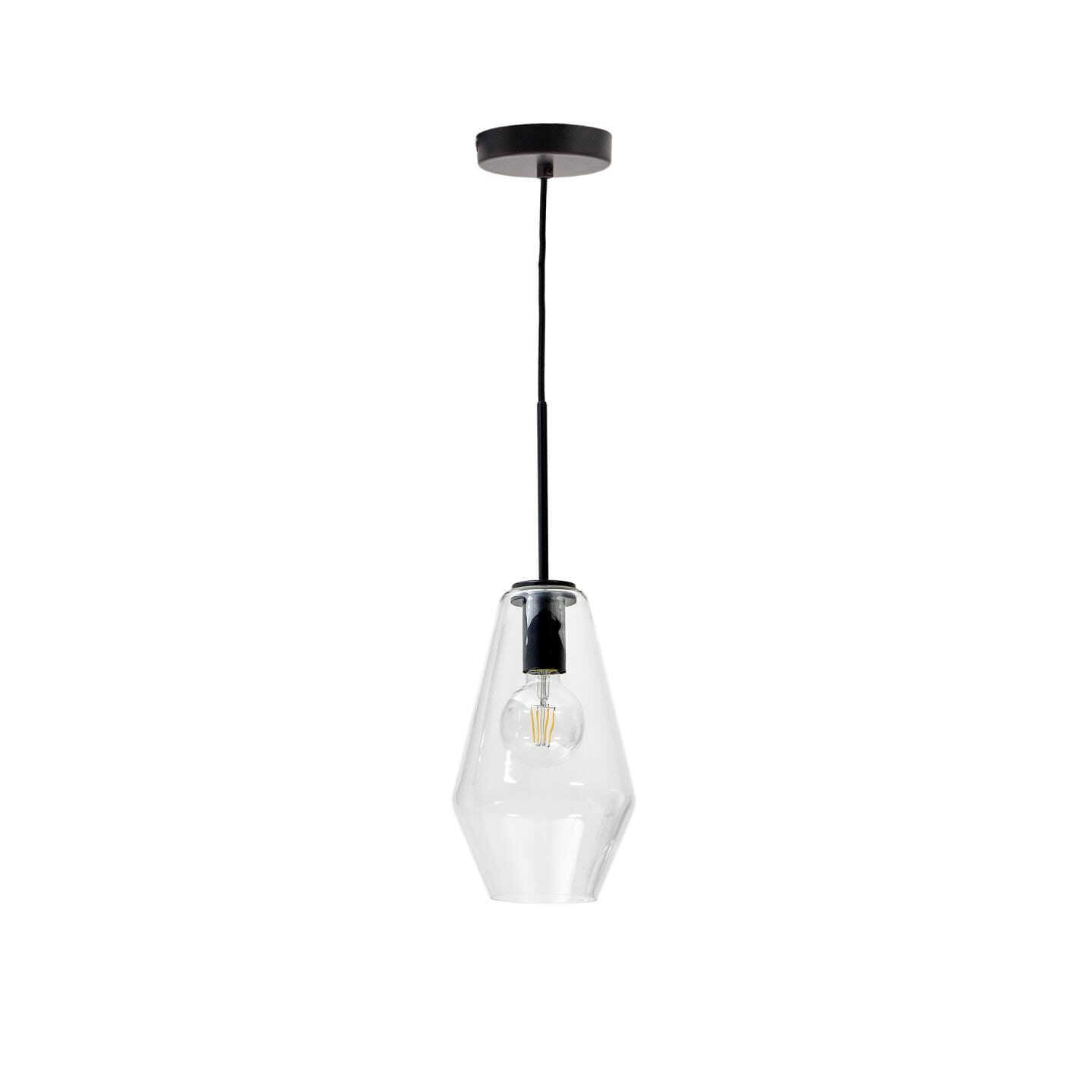 Transparante Kave Home Hanglamp Mao Ø17 cm – Minimalistisch en Elegant