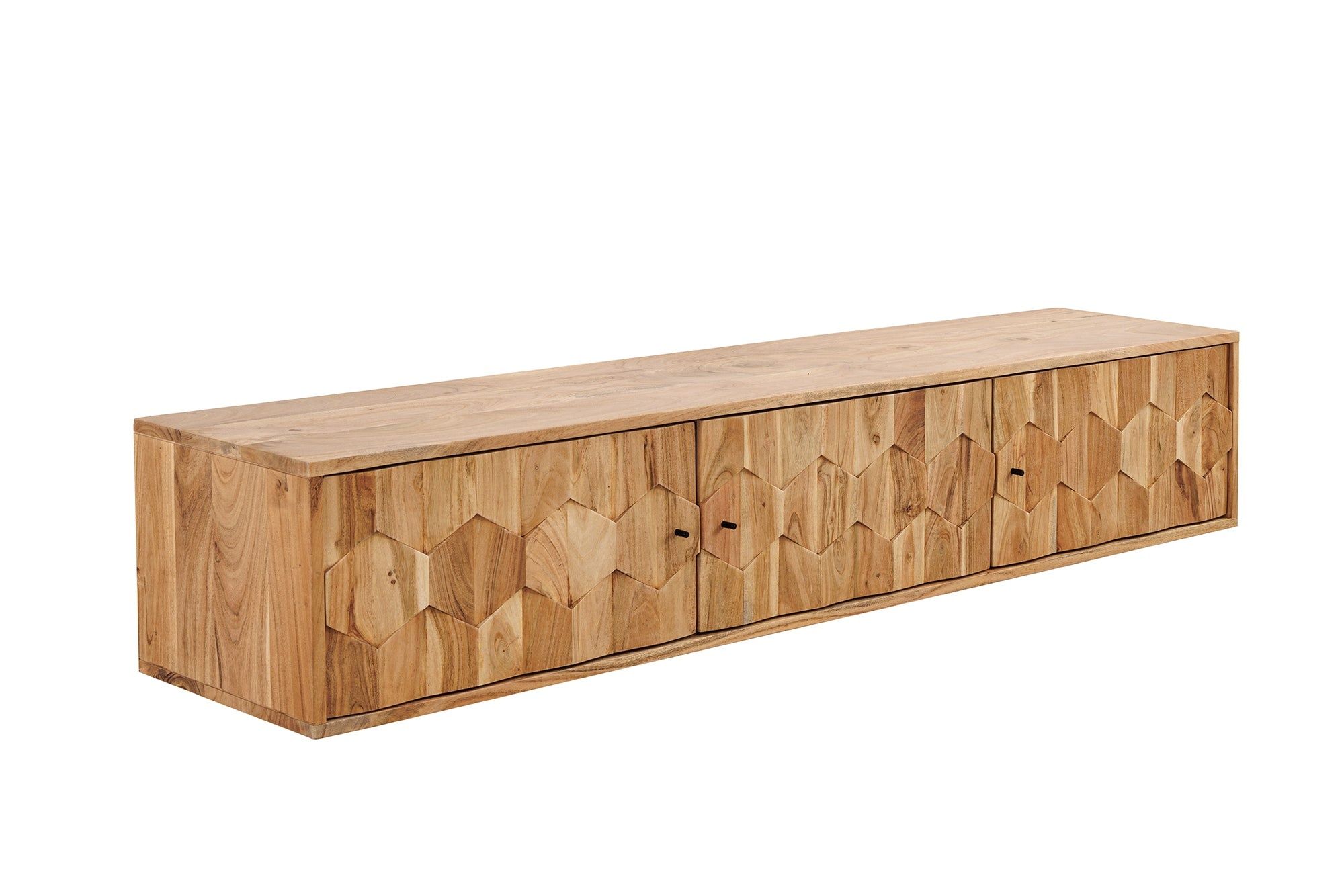 TV-bord Mystic Living 160 cm – Hangend acaciahout van Invicta Interior
