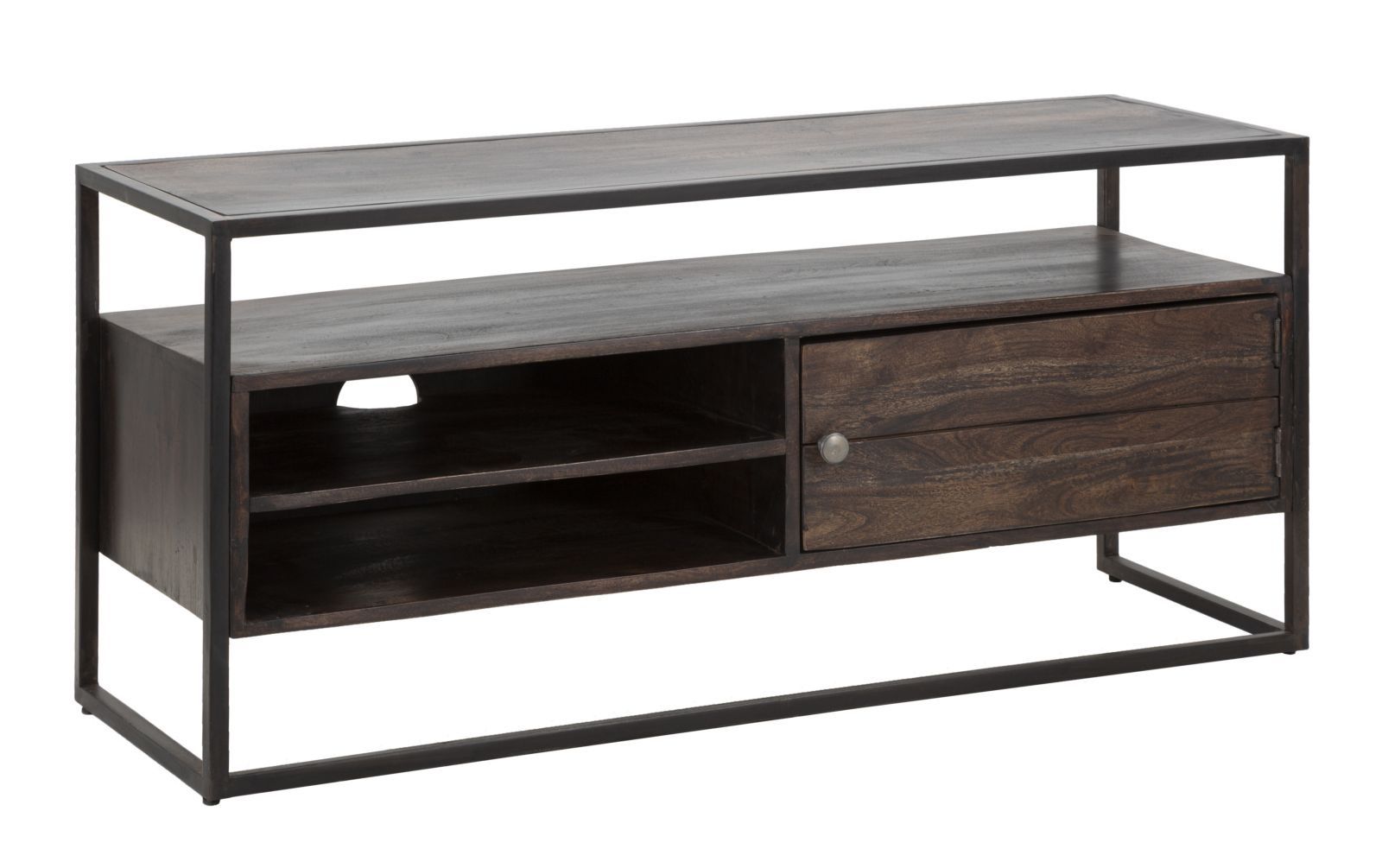 TV‑houder Burn 120 × 40 × 55 cm – Natuurlijke acaciahout van Mauro Ferretti