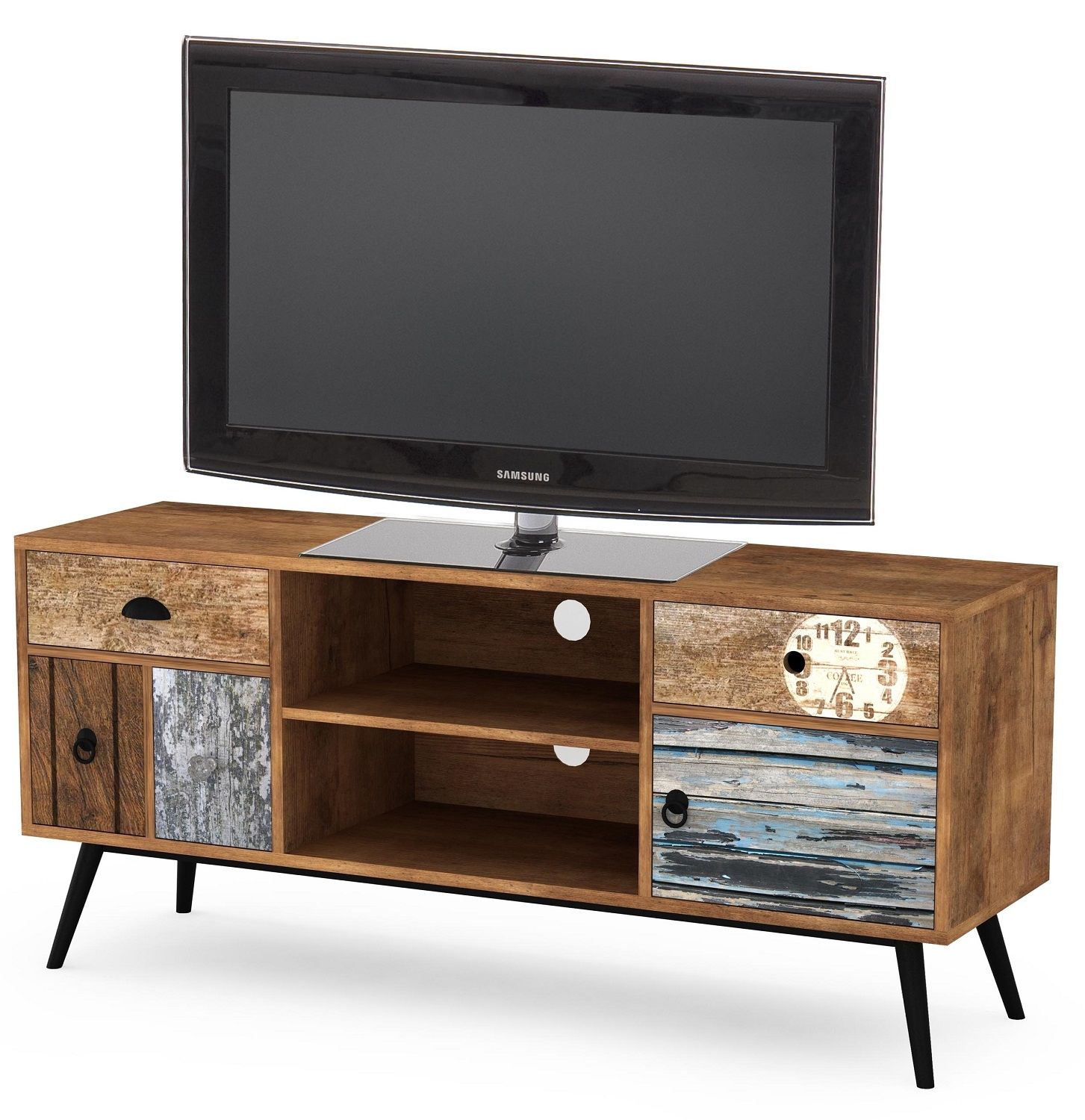Tv-meubel Lima 120 cm – Kleurrijk design voor elke woonkamer