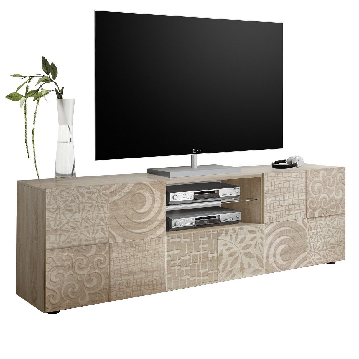 Tv‑meubel Miro 181 cm – strakke sonoma eiken look voor elke woonkamer