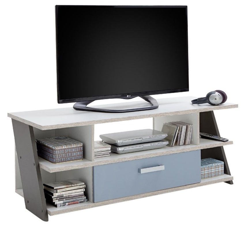 Tv-meubel Nona 135 cm – strak zand‑eiken design voor elke woonkamer