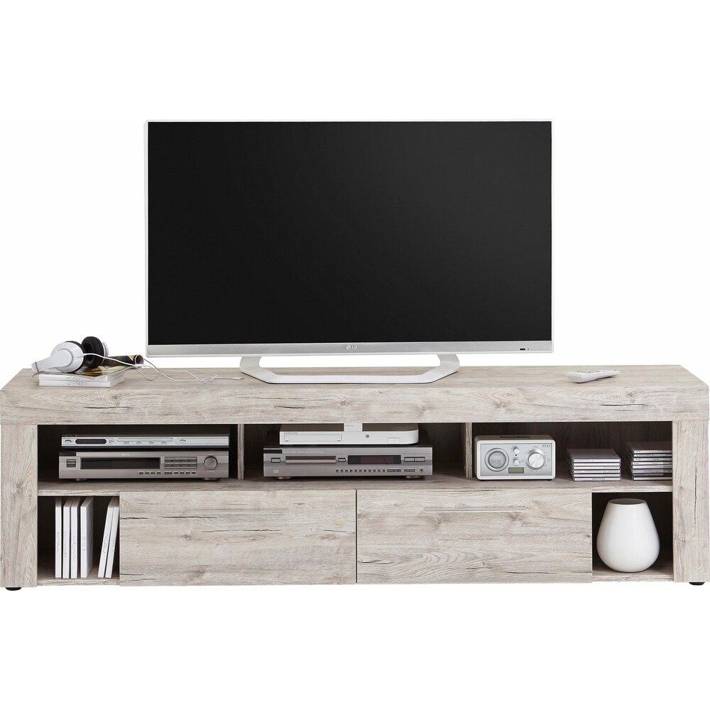 Tv-meubel Raymond 180 cm – Strak zand‑eiken design voor elke woonruimte