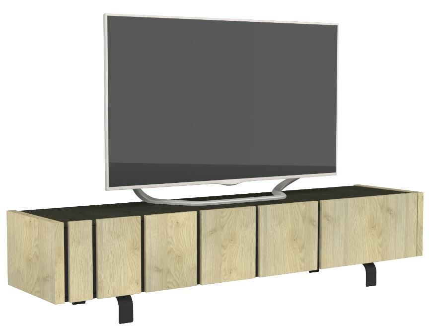 Tv-meubel Rush 190 cm – Naturel eiken met strak design