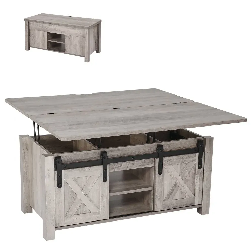 Uitklapbare Eiken Salontafel