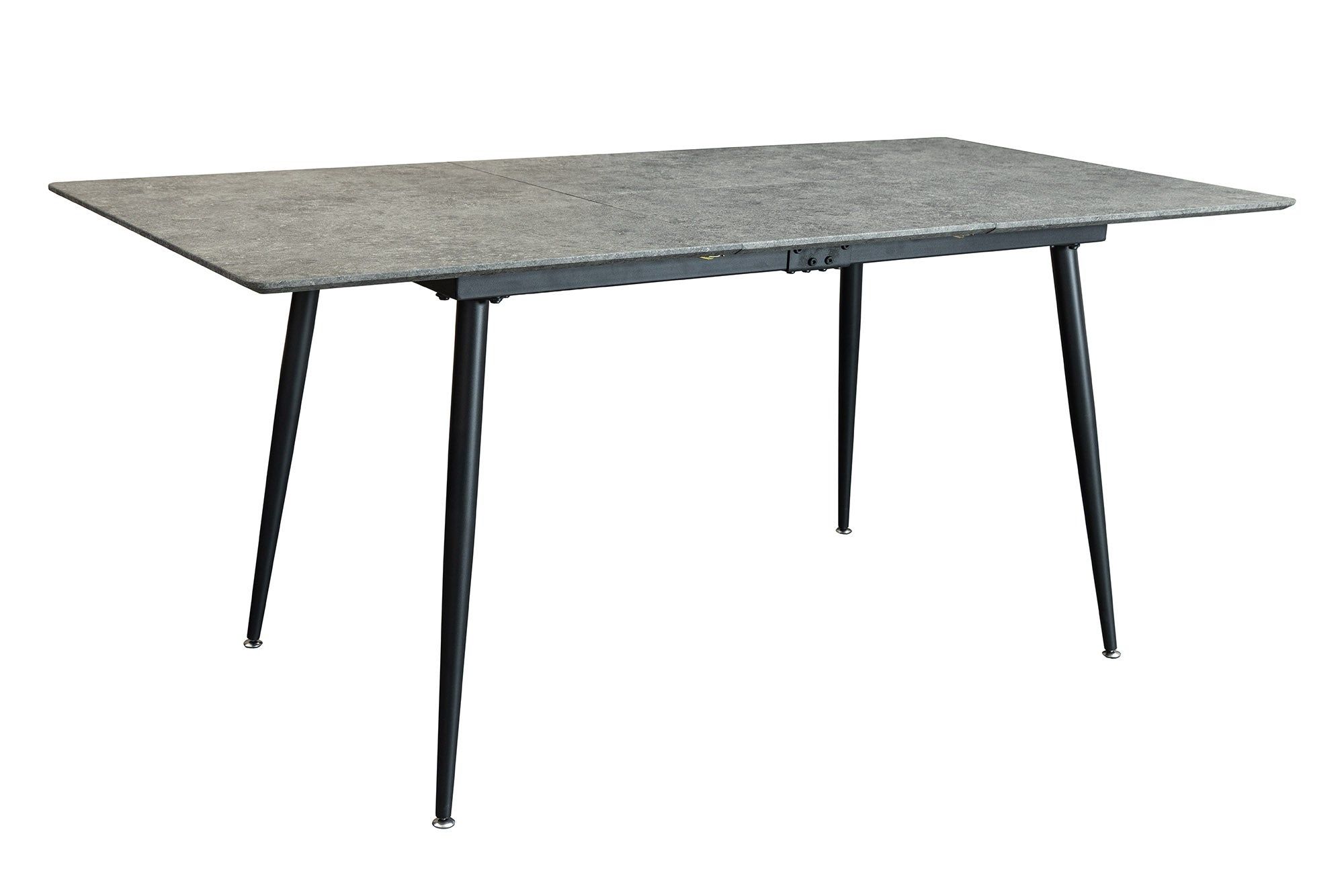 Uitschuifbare eettafel Apartment – Grijze steenlook 120‑160 cm | Invicta Interior