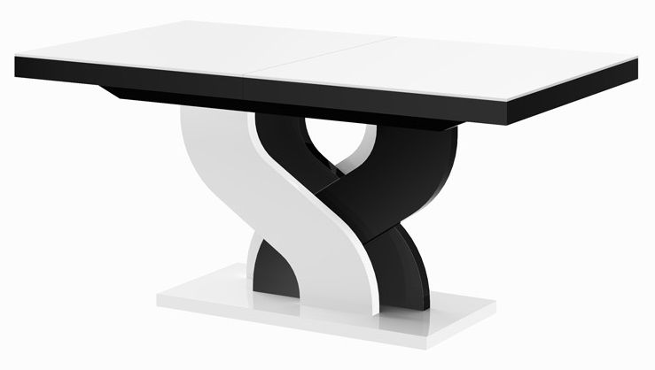 Uitschuifbare eettafel Bella – Stijlvolle ruimtewinst in hoogglans wit