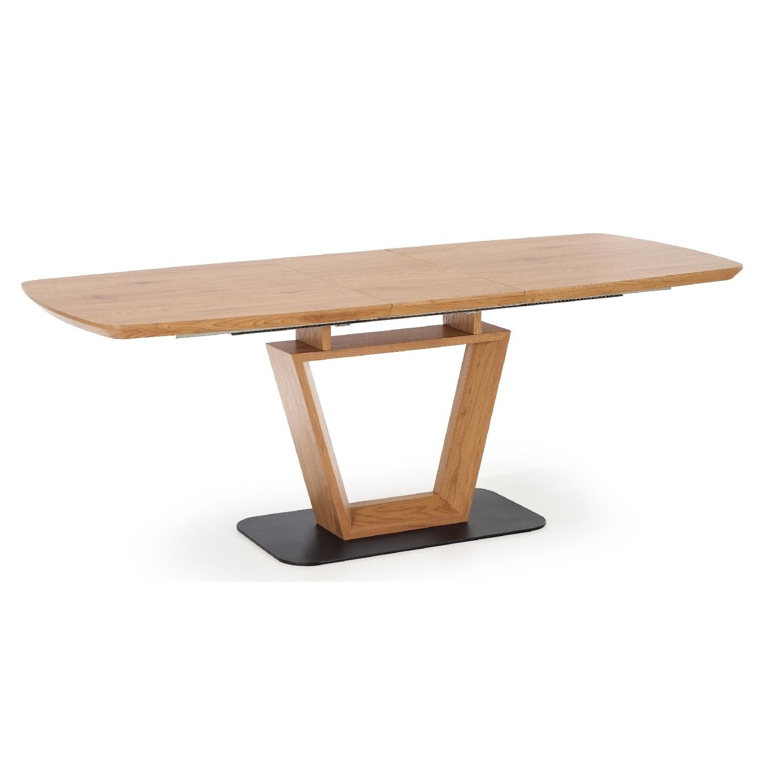 Uitschuifbare eettafel Blacky – Elegante eiken look, 160‑220 cm breed