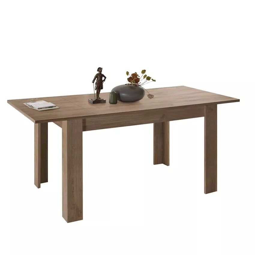 Uitschuifbare eettafel Jupiter – modern Italiaans design in mercure eiken