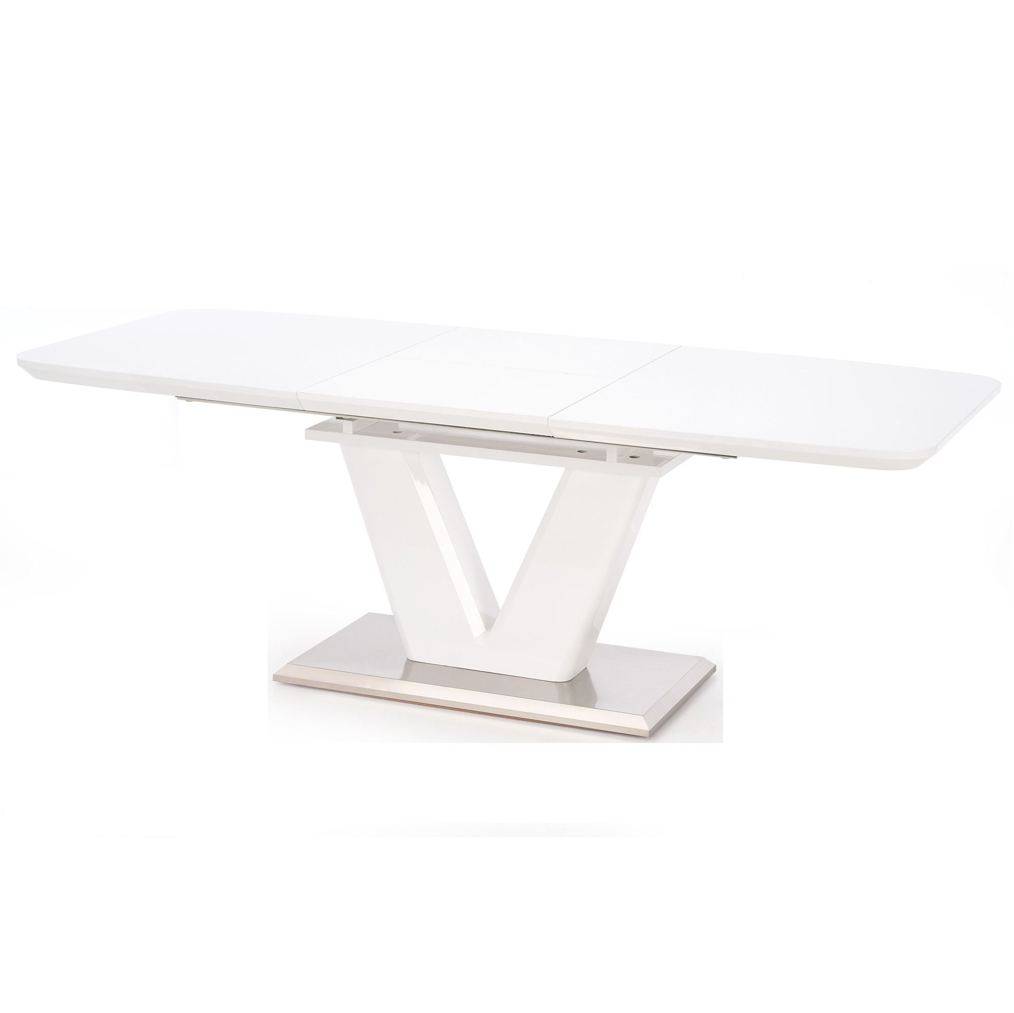 Uitschuifbare eettafel Mistral – stijlvol, functioneel en high‑glans wit