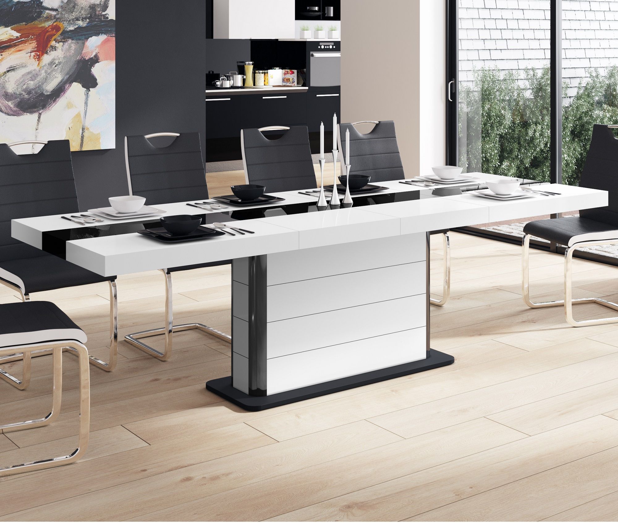 Uitschuifbare eettafel Pianosa – stijlvol en functioneel van 160 cm tot 260 cm