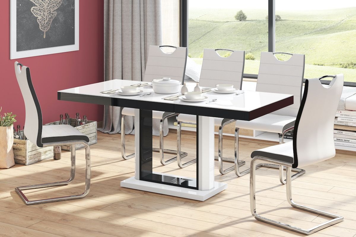 Uitschuifbare eettafel Quadro – Strak design, flexibele ruimte
