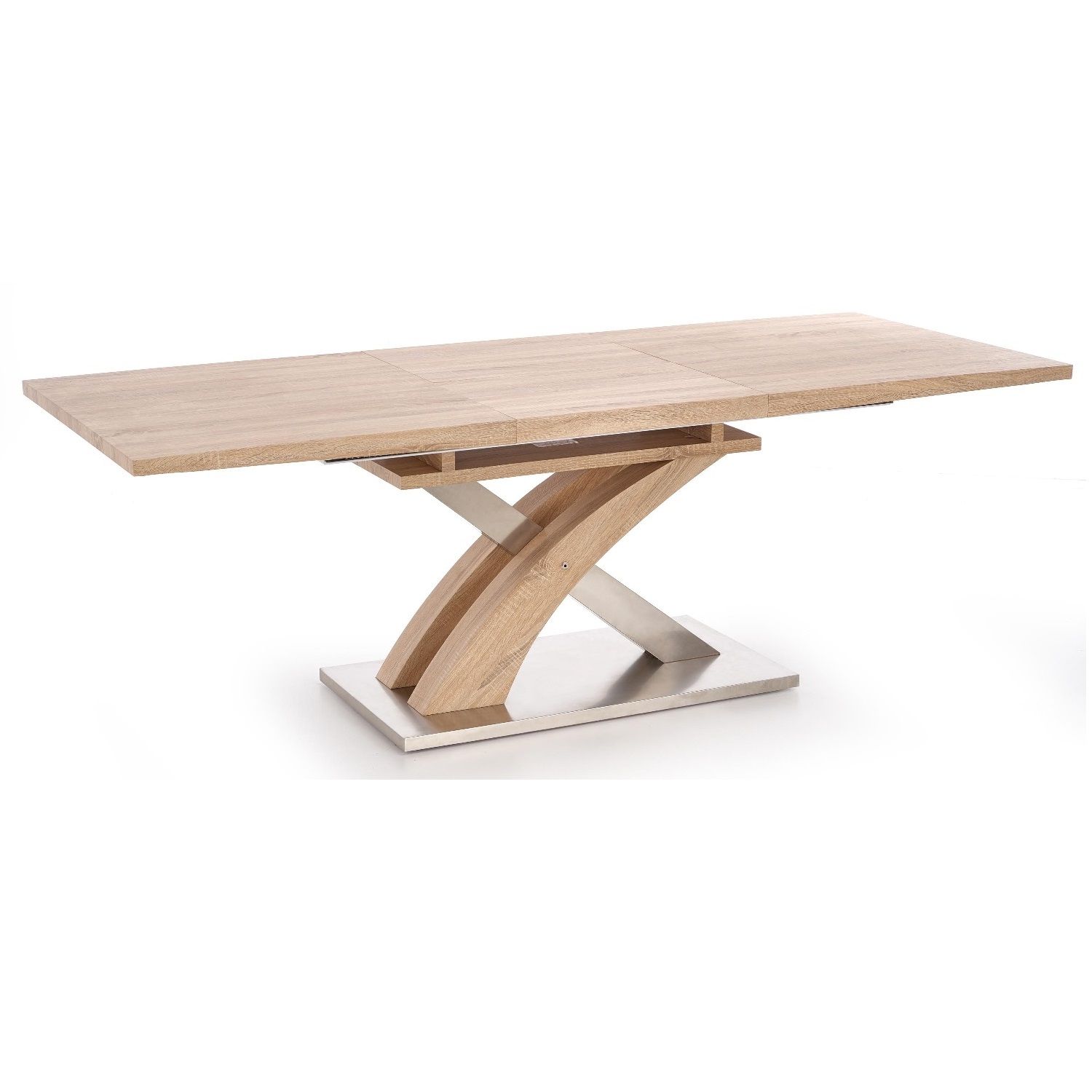 Uitschuifbare eettafel Sandor – 160‑220 cm, sonoma eiken