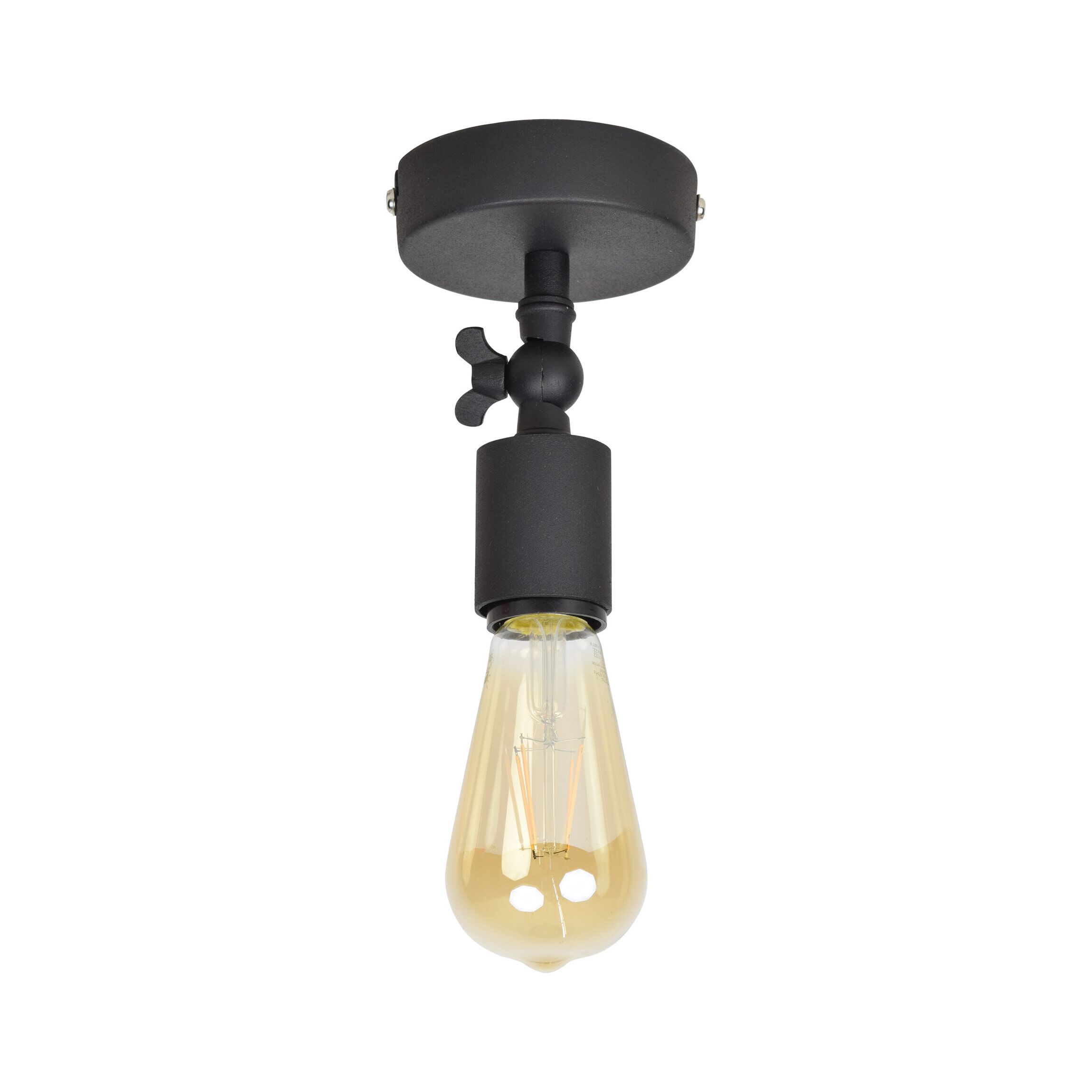 Urban Interiors Bulby Plafondlamp Vintage Black – Industrieel Elegante Lichtbron