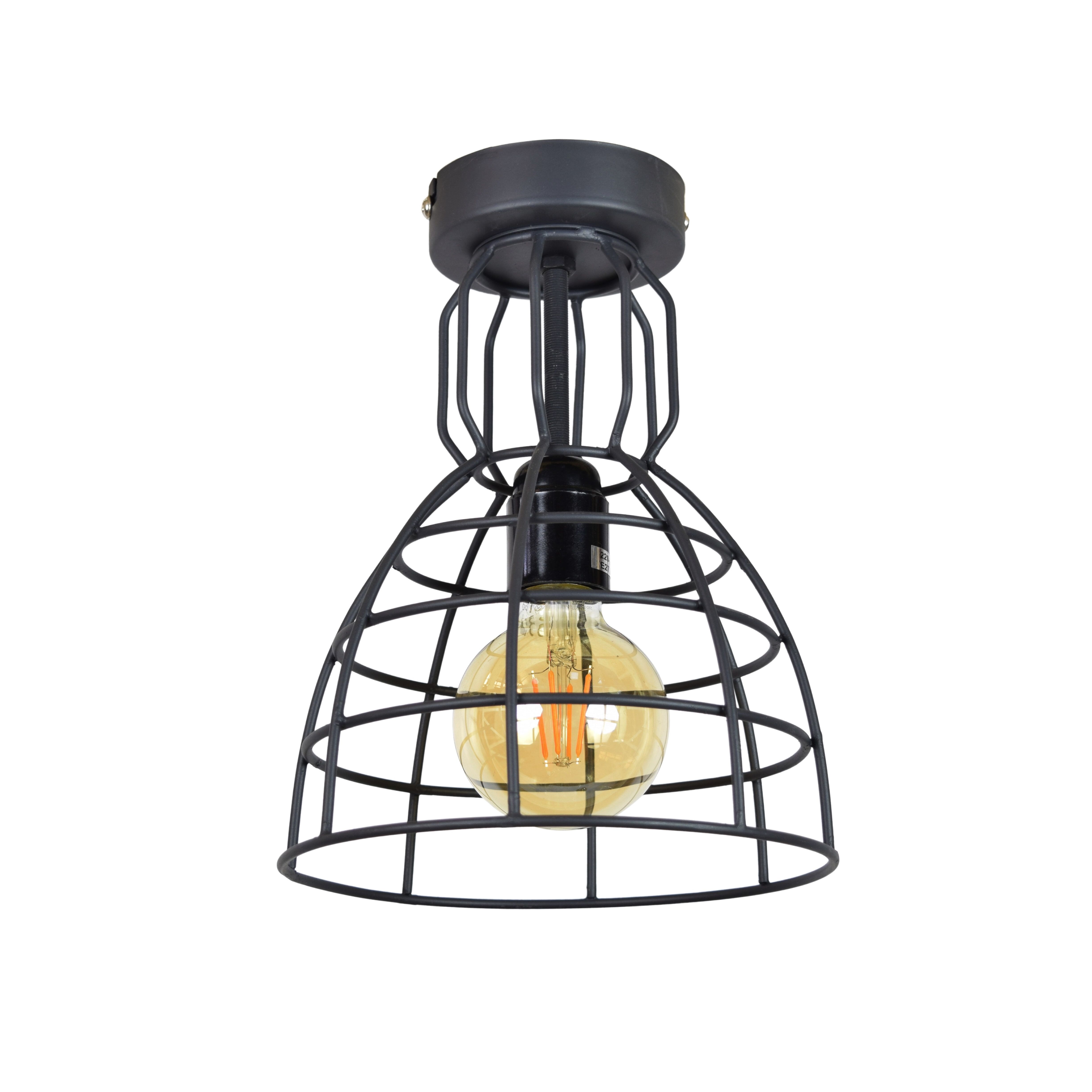 Urban Interiors Francis Plafondlamp – Compact Vintage Black