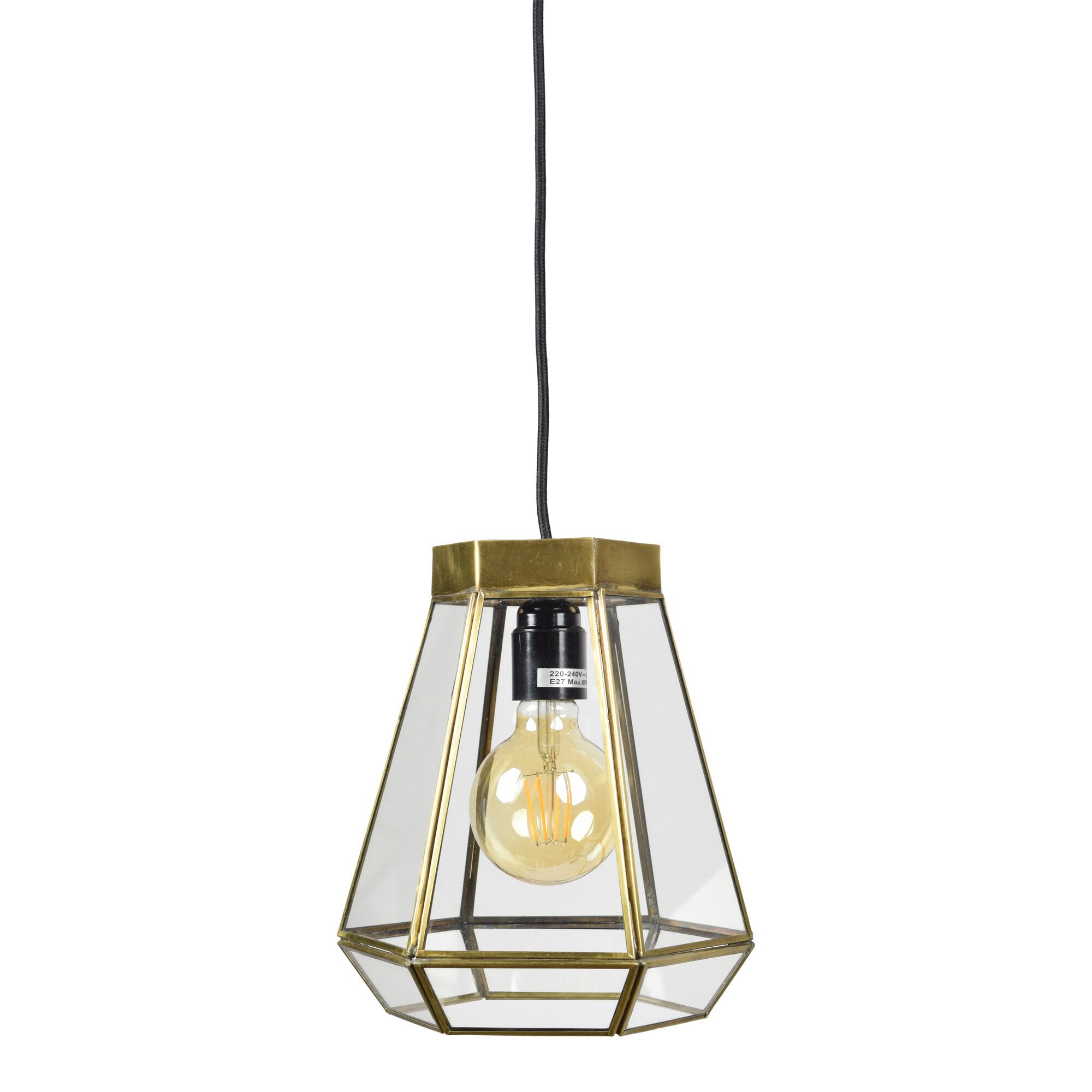 Urban Interiors Geo2 Hanglamp – Luxe Brass Antique met tijdloze vormgeving