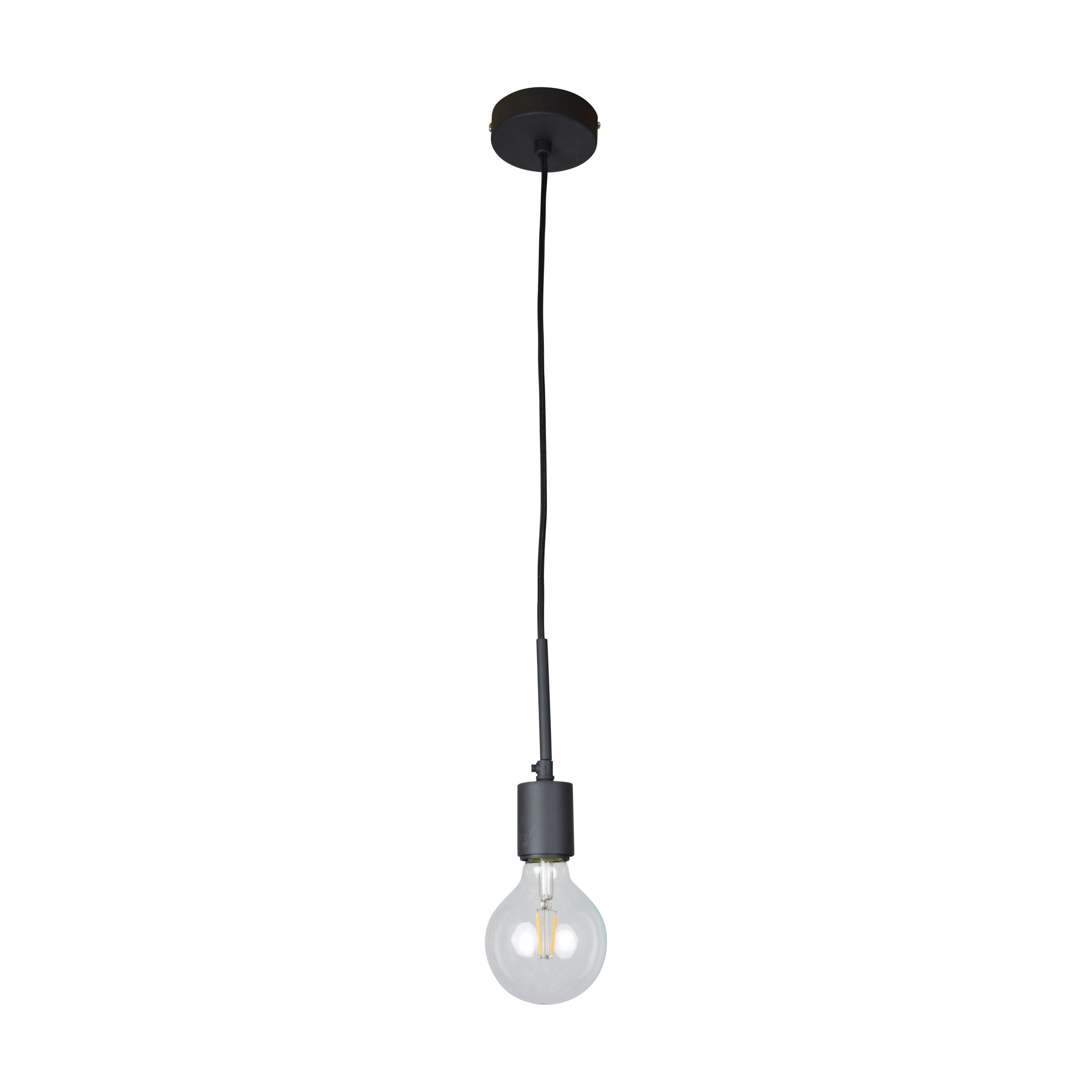 Urban Interiors Hanglamp Bulby Strijkijzer – Industriële Zwarte Hanglamp voor Moderne Interieurs
