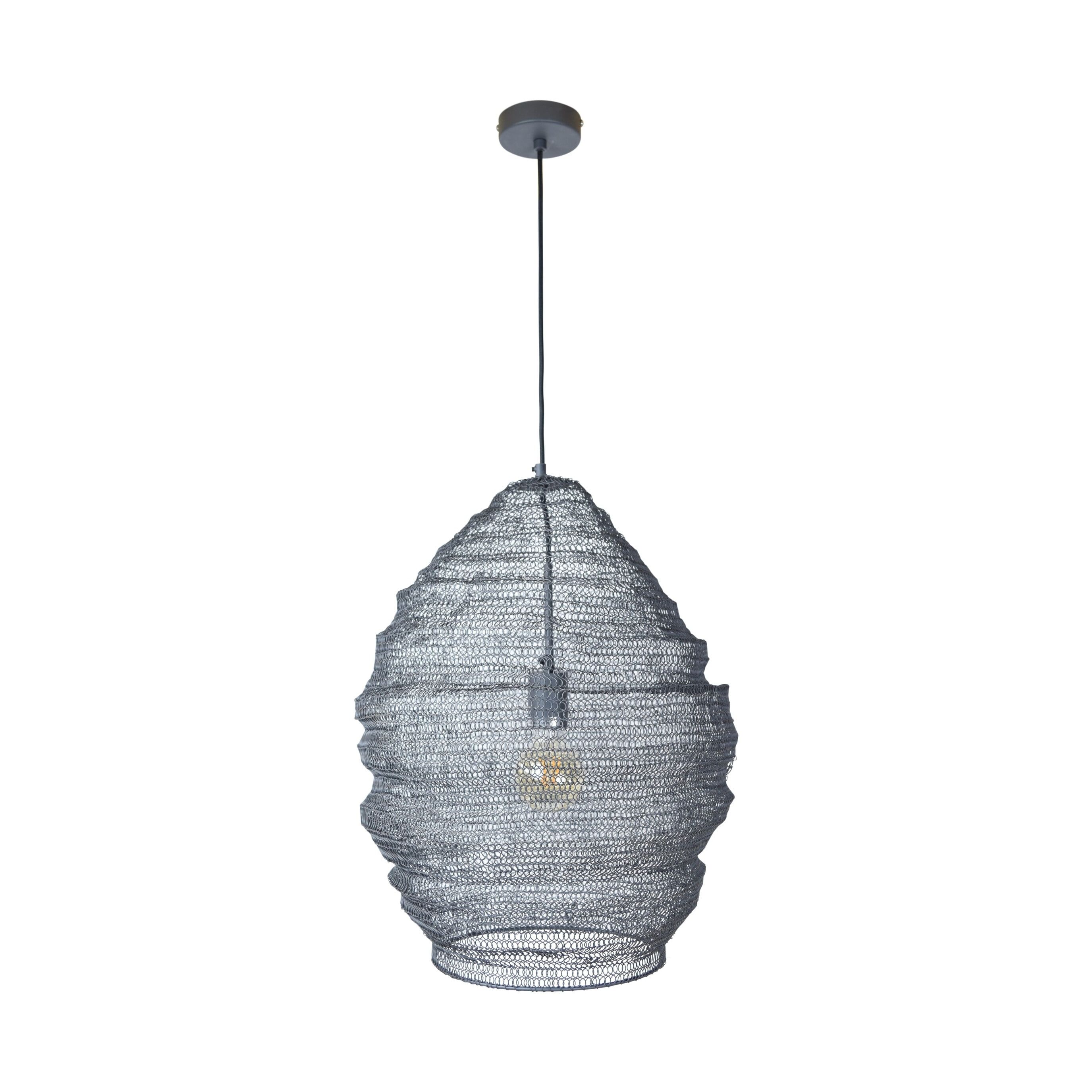 Urban Interiors Hanglamp Gaas Ø47 cm – Strakke Zwarte Lichtinstallatie voor Modern Wonen