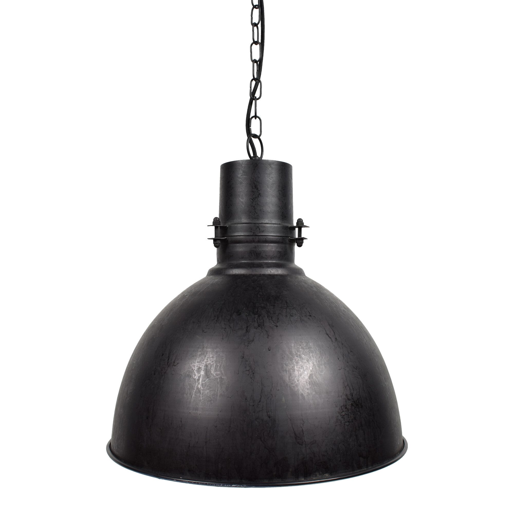 Urban Interiors Hanglamp Urban 40 cm – Robuuste Rough Black uitstraling