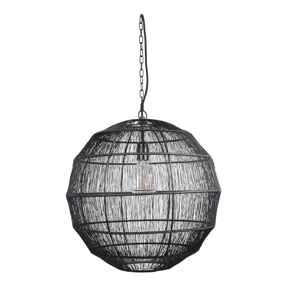 Urban Interiors Hanglamp Vida Ø45 cm – Strakke Zwarte Elegantie voor elke Kamer