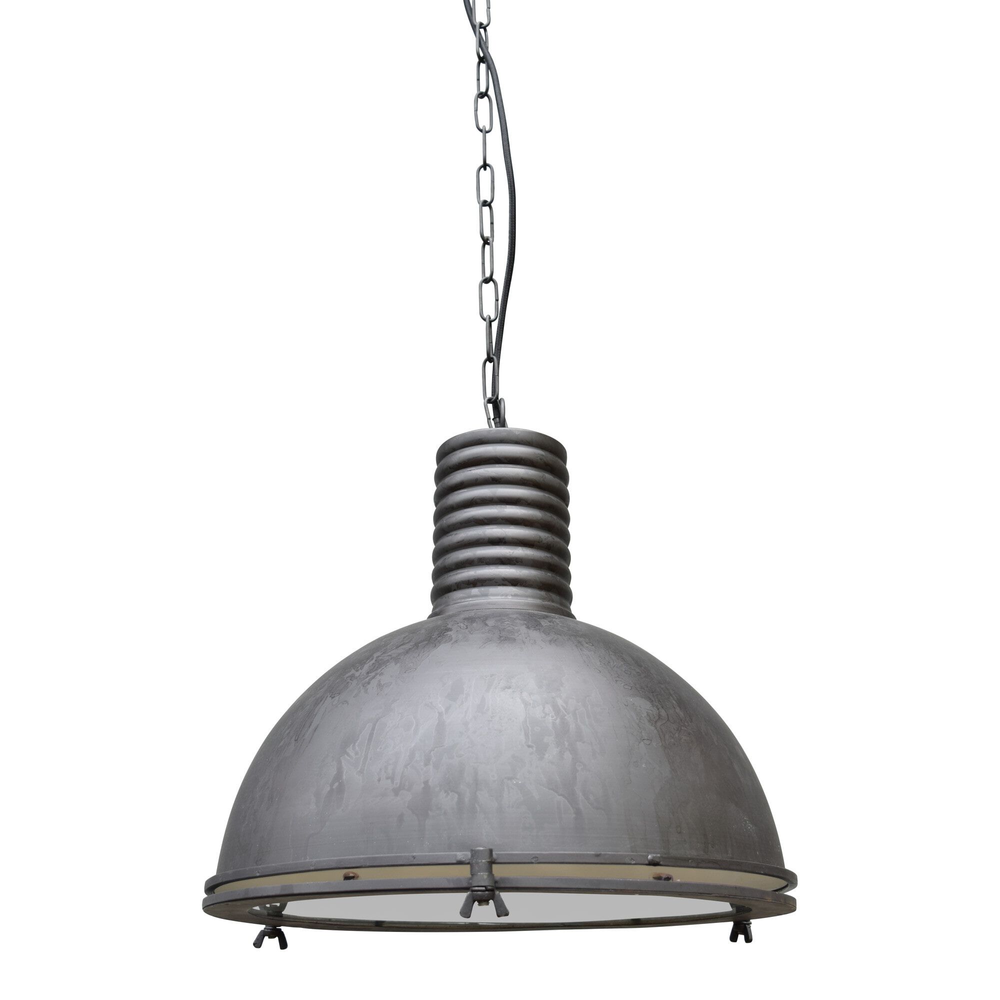 Urban Interiors Hanglamp Vintage Ø40cm – Rough Black: Tijdloze Stijl voor Elke Ruimte
