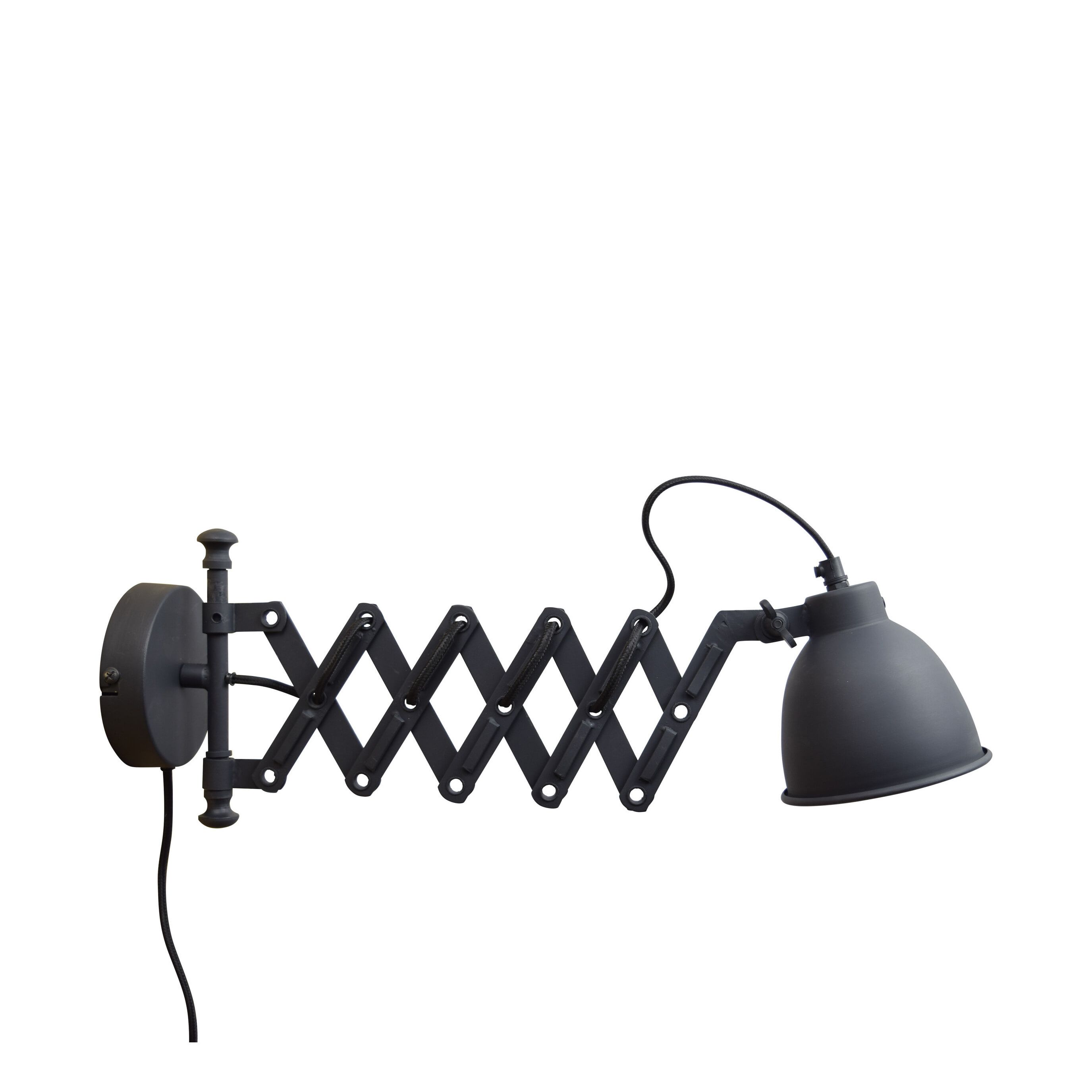 Urban Interiors Harmonica Wandlamp – Vintage Black, Ø12 cm